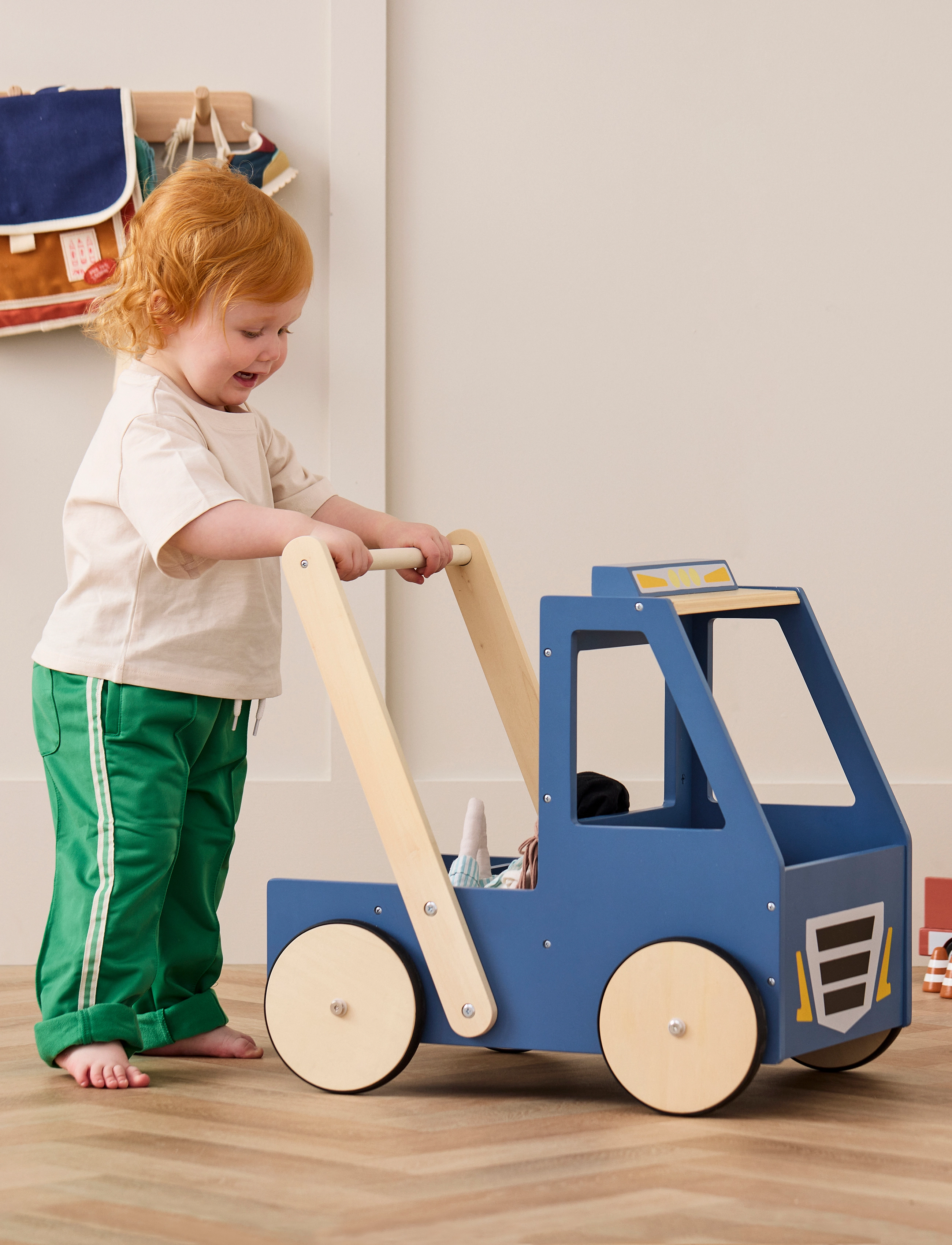 Kid's Concept Walker Truck Aiden, One Size, Blue, Baby Legetøj > Push Legetøj, Børn