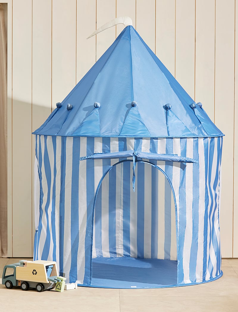 Kid's Concept - Play tent stripe blue STAR - blue - 0