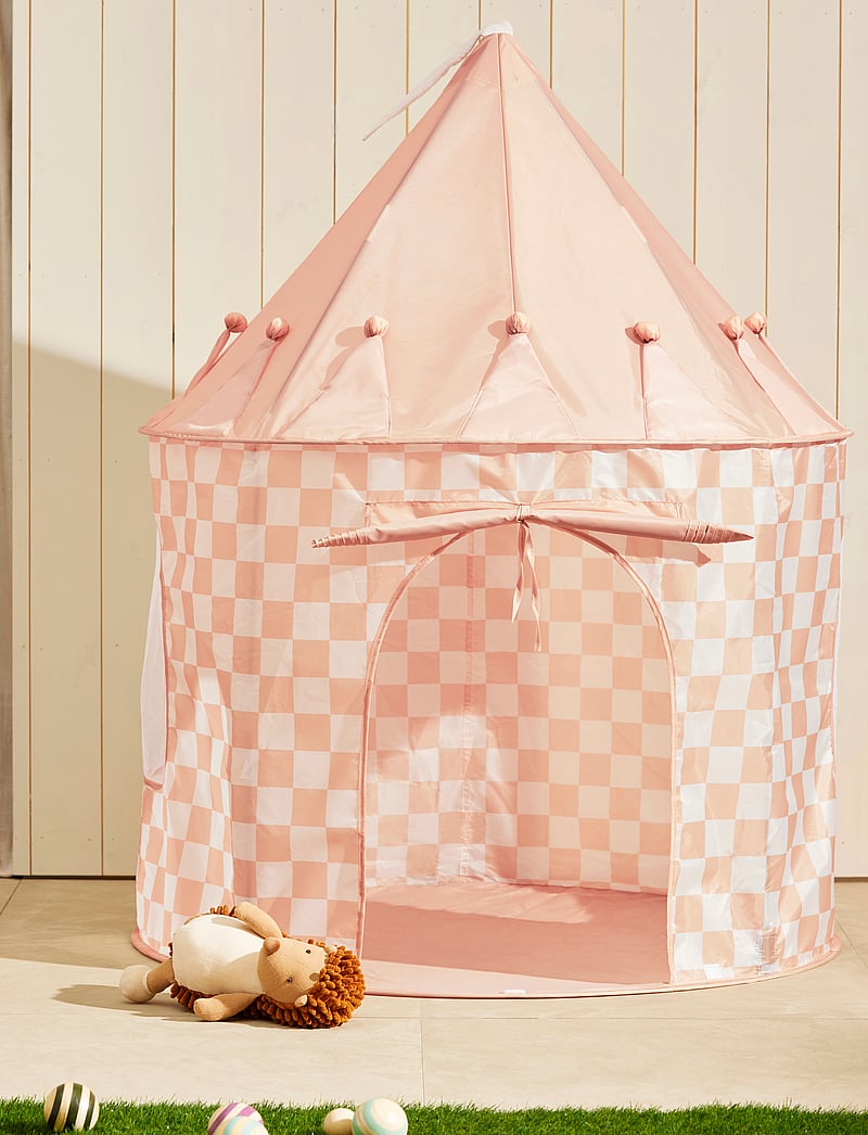 Kid's Concept - Play tent check apricot STAR - spielzelte und -tunnel - multi - 3