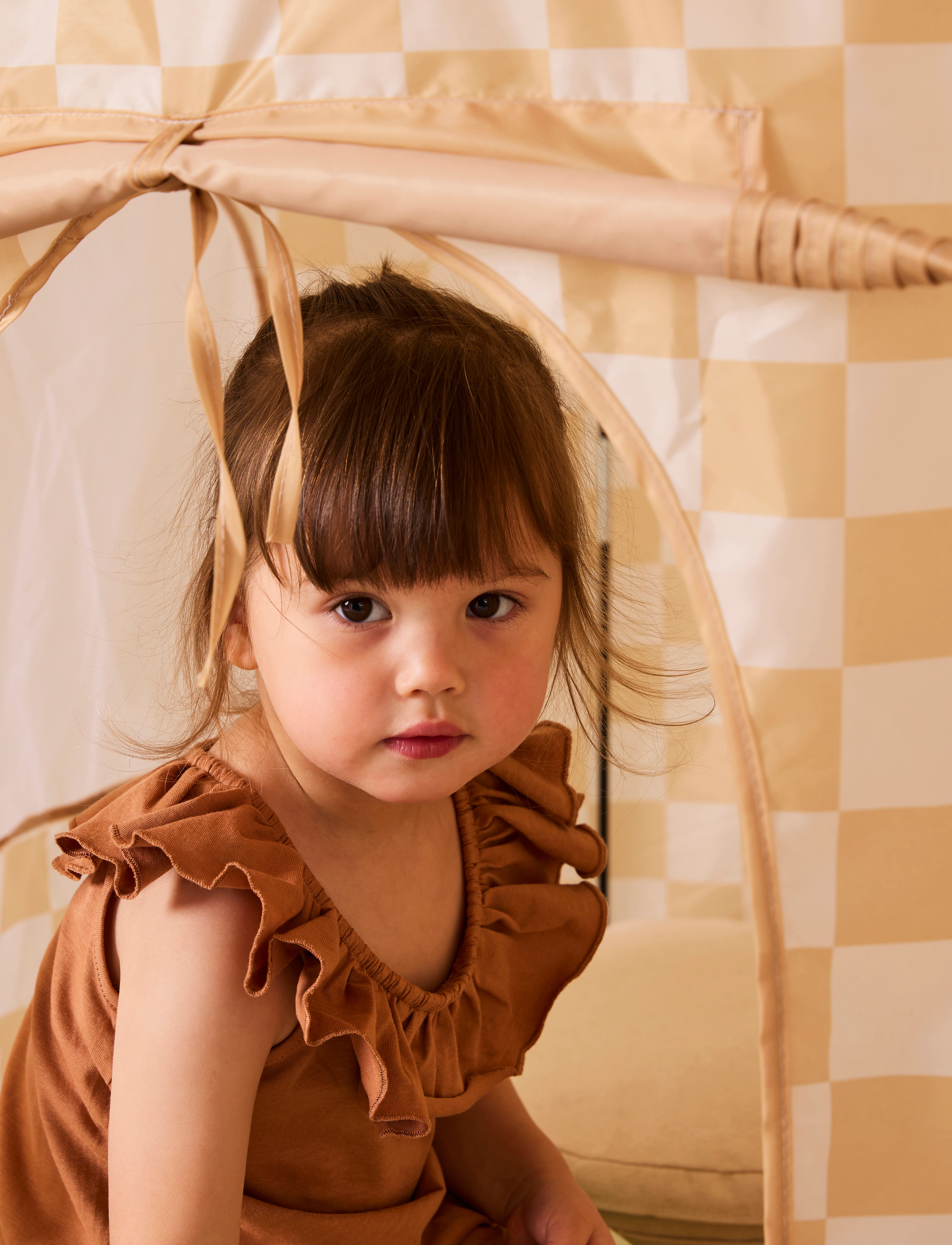 Kid's Concept - Play tent check yellow - spielzelte und -tunnel - yellow - 4