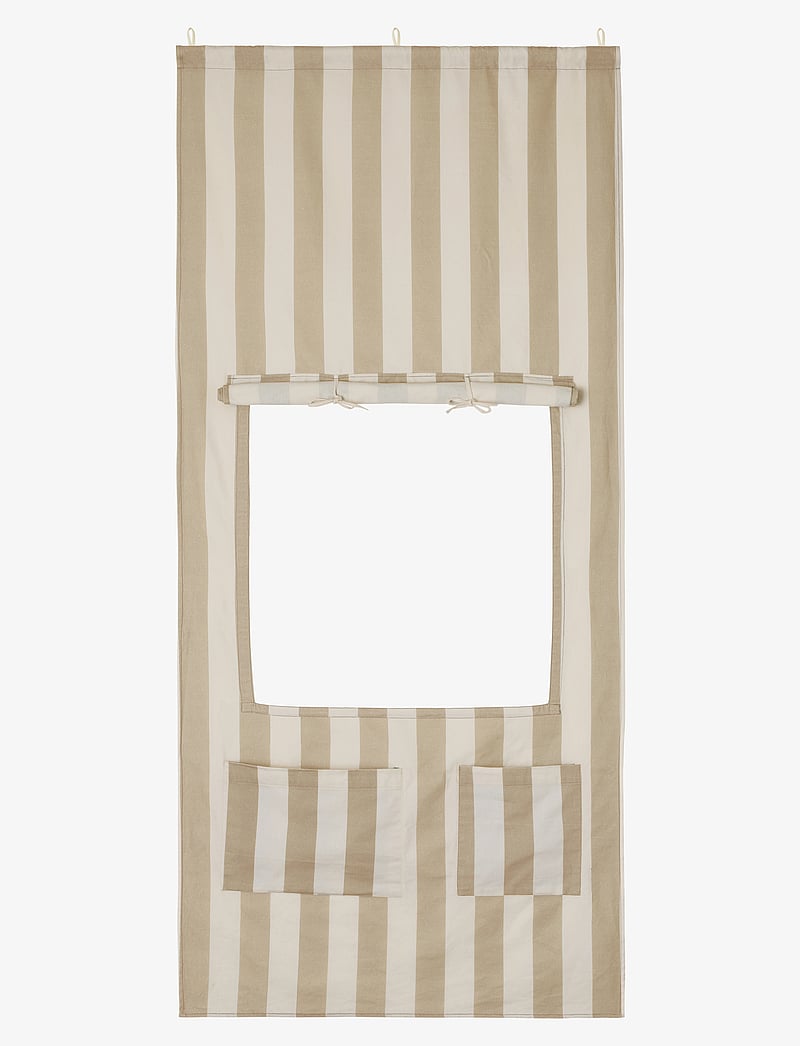 Kid's Concept - Doorway kiosk stripe beige - legetøjskøbmandsboder - multi - 1