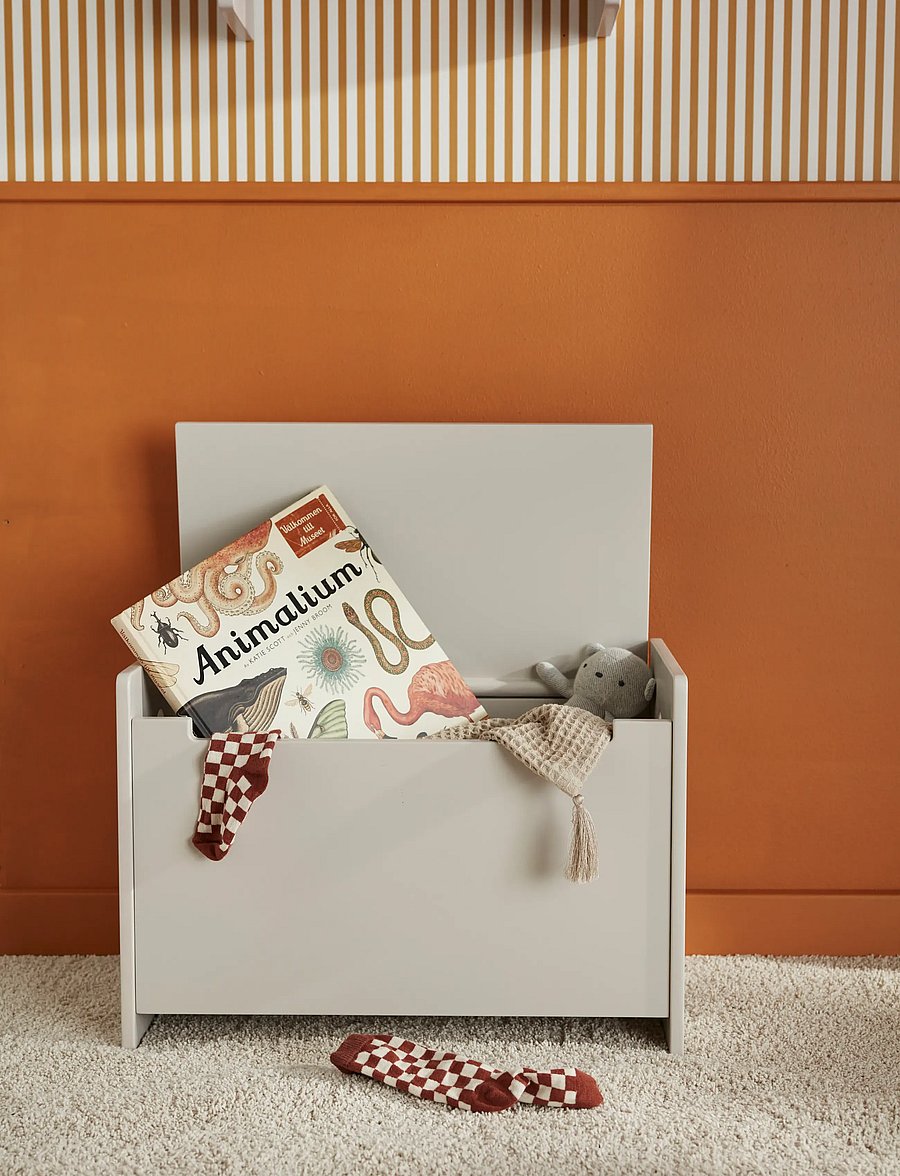 Kid's Concept - Chest grey - daiktų laikymo dėžės - grey - 5