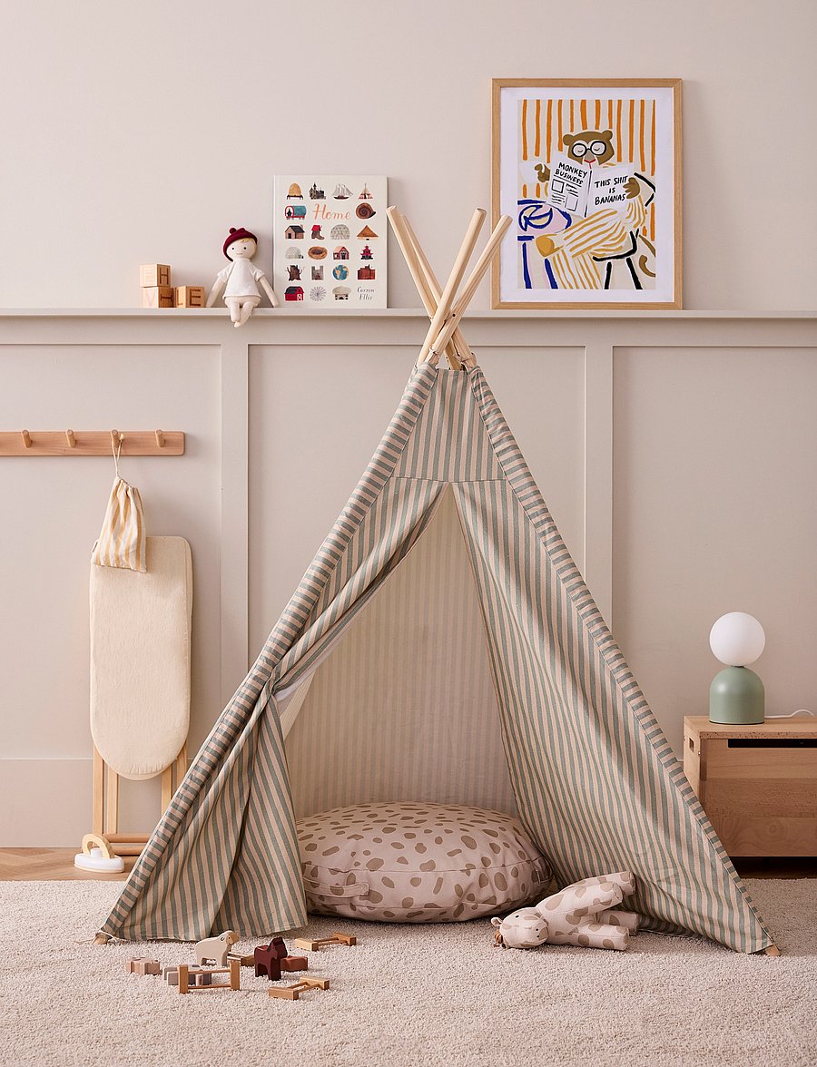 Kid's Concept - Tipi tent stripe - multi coloured - 0