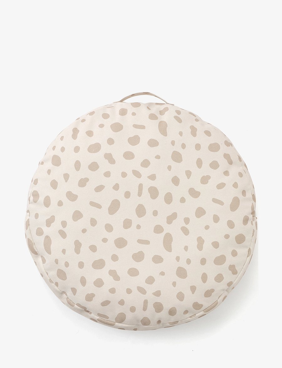 Kid's Concept - Floor cushion 60cm dot - dekorative kissen - white - 1