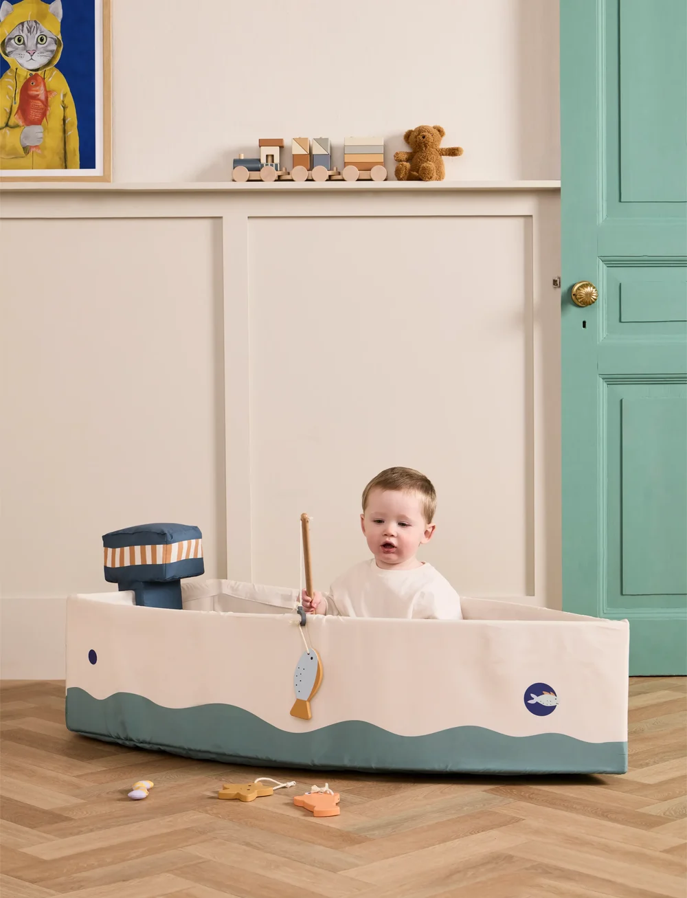 Kid's Concept - Boat with fishing set KID'S HUB - spielzelte und -tunnel - multi - 0