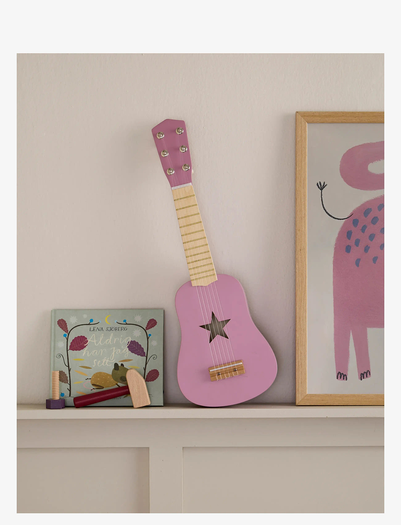 Kid's Concept - Guitar dark pink - musical instruments - pink - 1