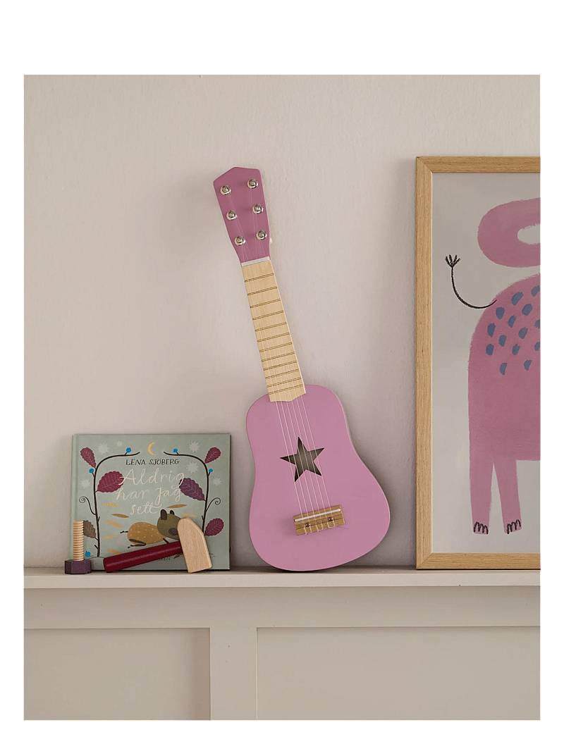 Kid's Concept - Guitar dark pink - muusikariistad - pink - 1
