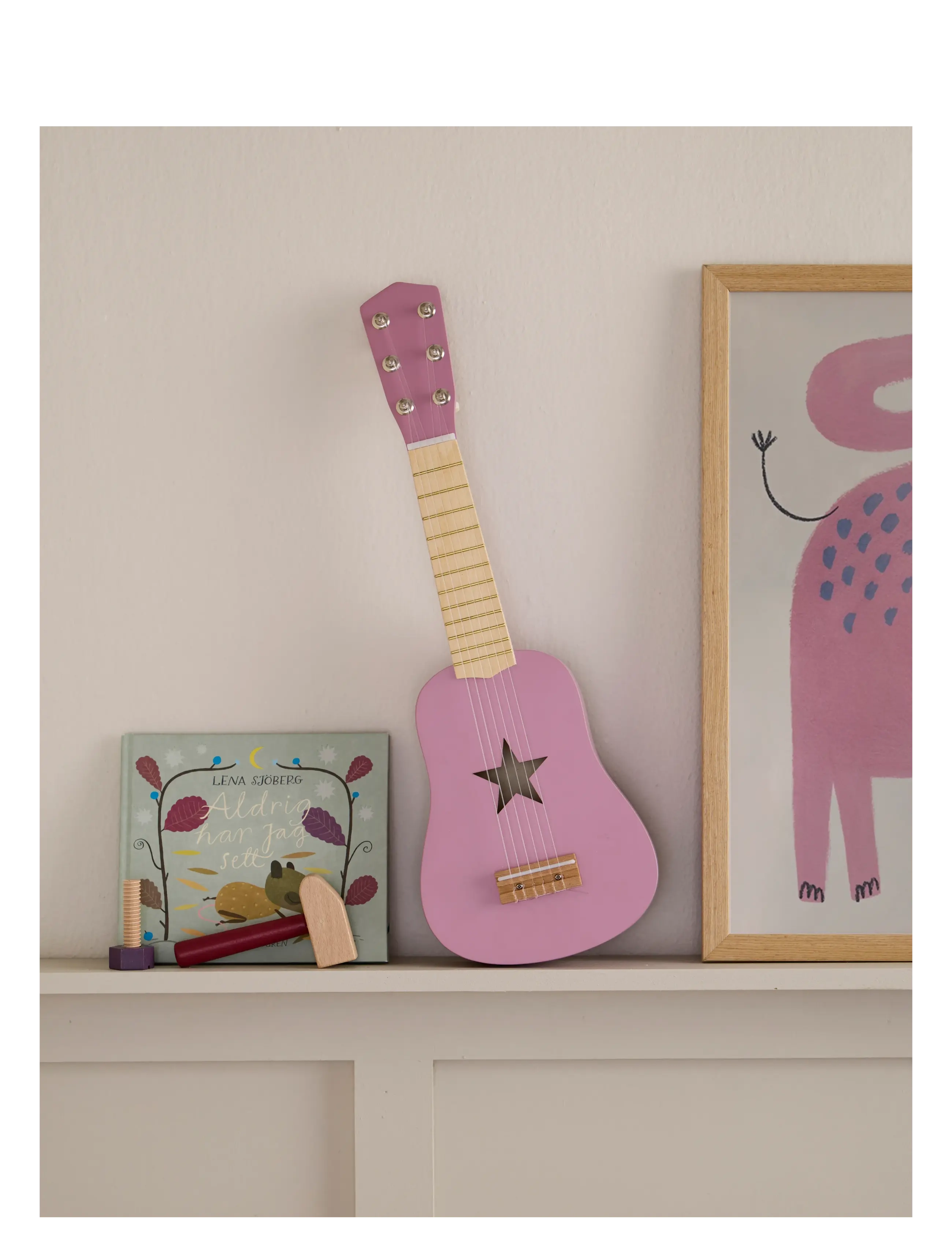 Kid's Concept - Guitar dark pink - musical instruments - pink - 1