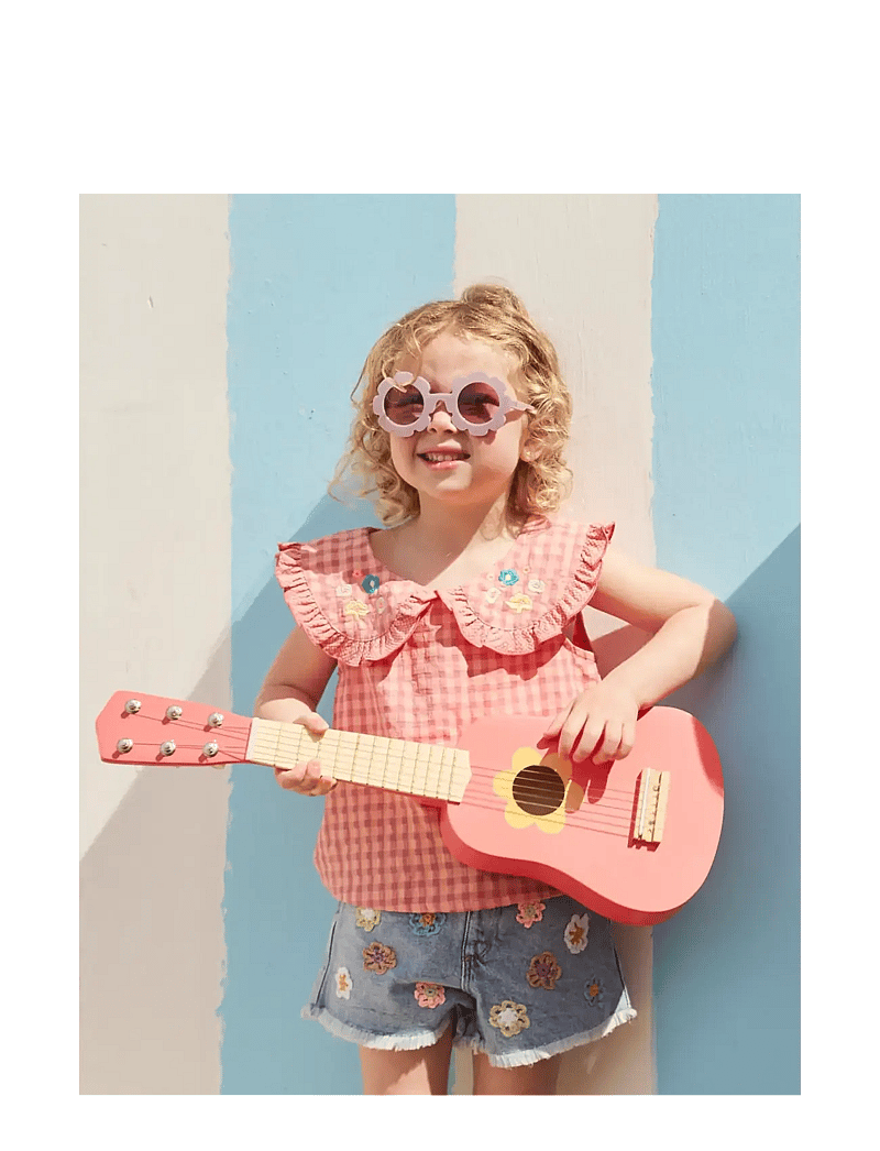 Kid's Concept - Guitar flower pink - musikinstrument - pink - 1