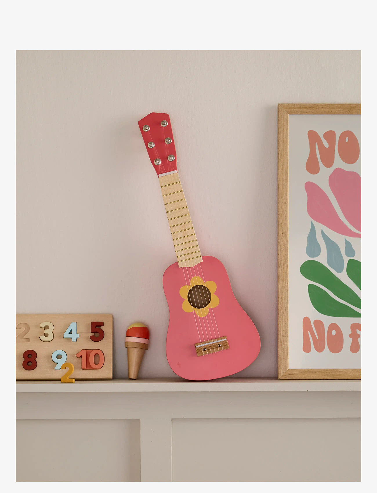 Kid's Concept - Guitar flower pink - musikinstrumenter - pink - 4