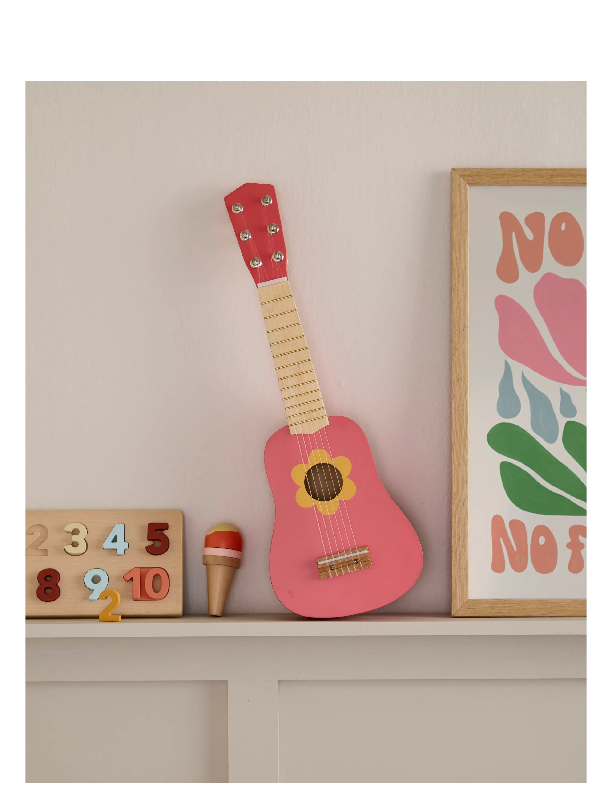 Kid's Concept - Guitar flower pink - musikinstrument - pink - 4