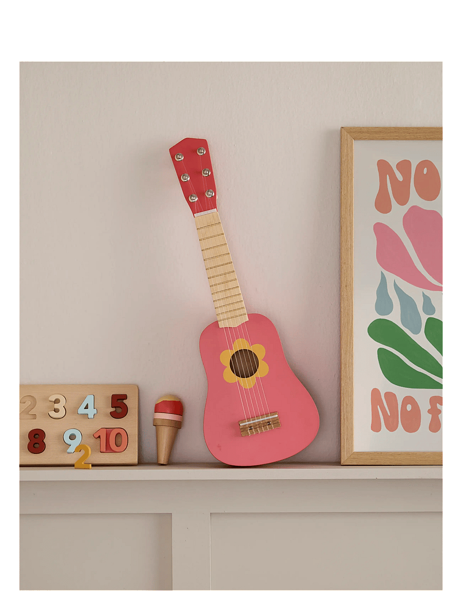 Kid's Concept - Guitar flower pink - musikinstrument - pink - 4