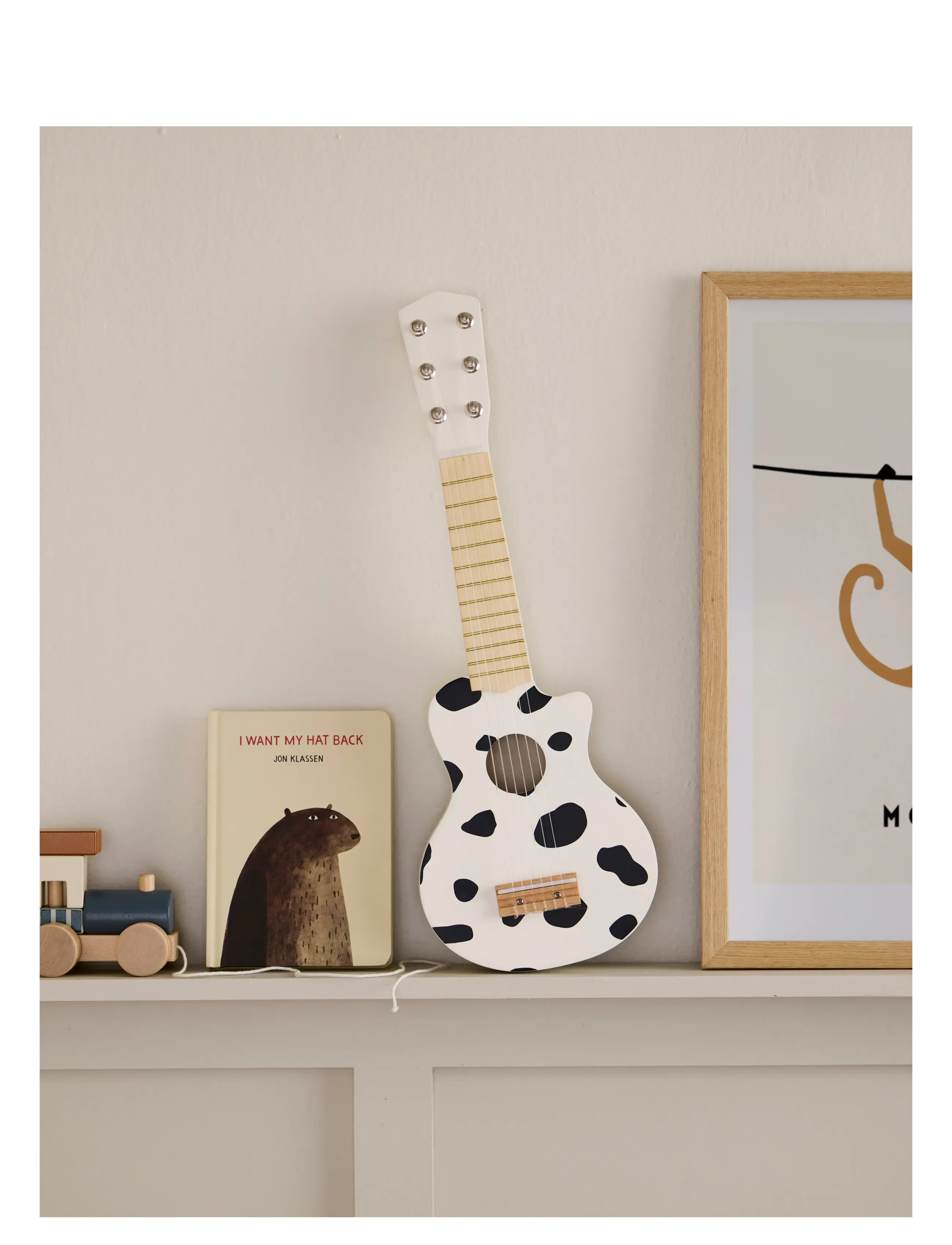 Kid's Concept - Guitar black white - muziekinstrumenten - white - 1