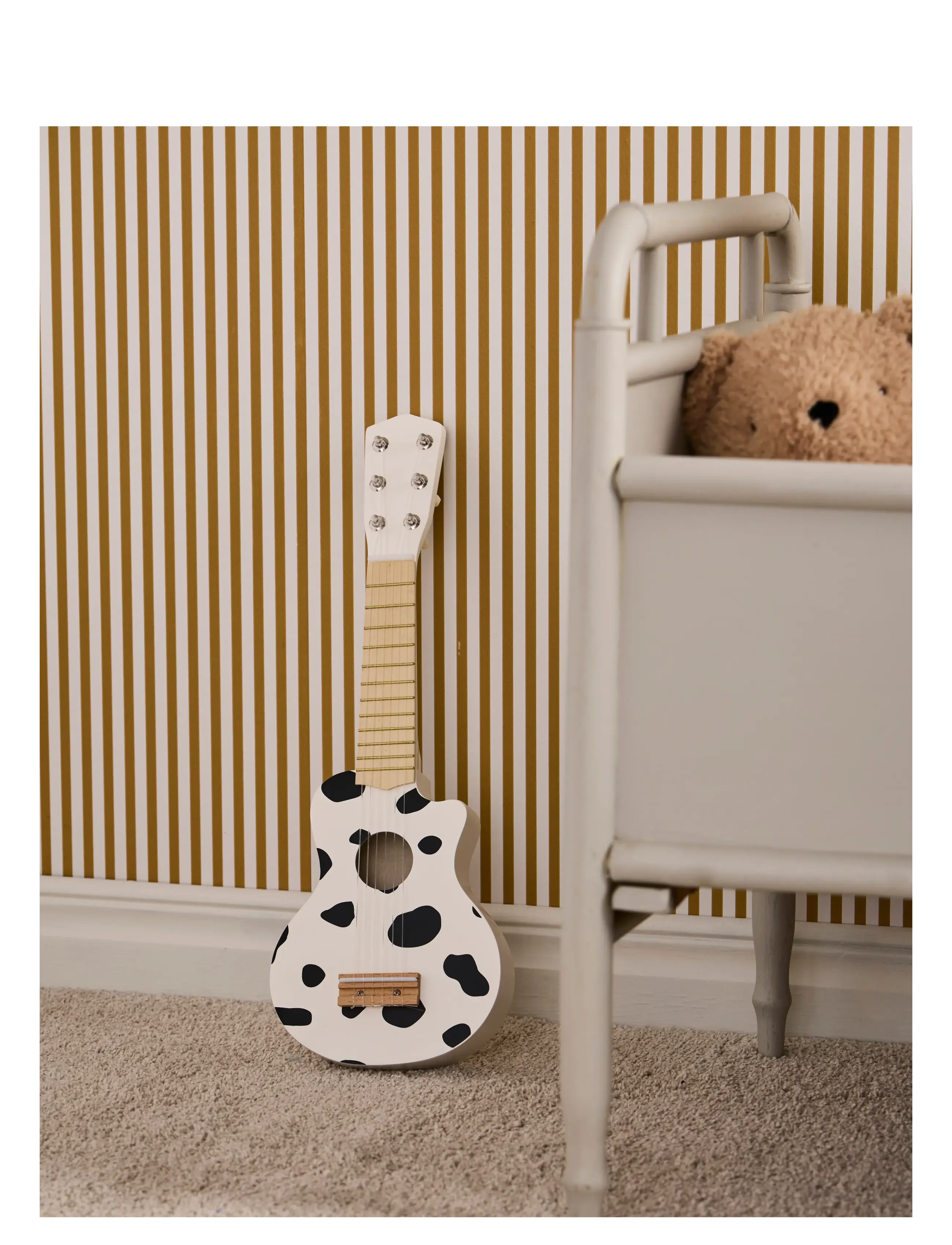 Kid's Concept - Guitar black white - muziekinstrumenten - white - 2