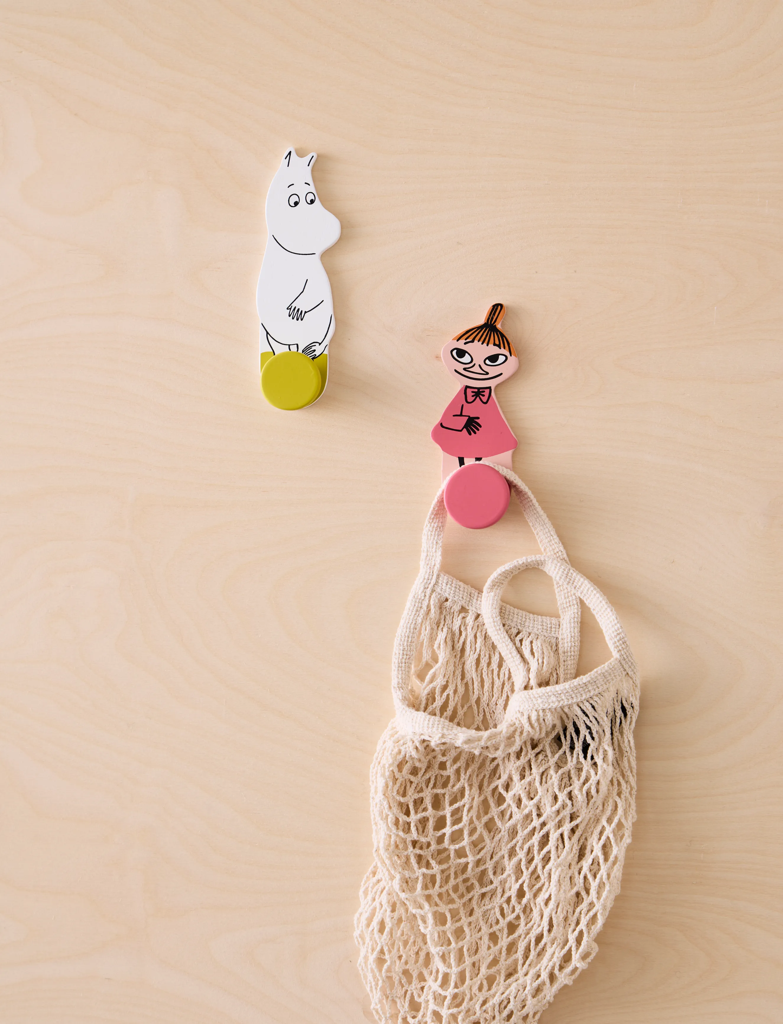 Kid's Concept Hooks 2-Set Little My Moomin, One Size, Storage, Mehrfarbig/gemustert - & Hangers, Kinder