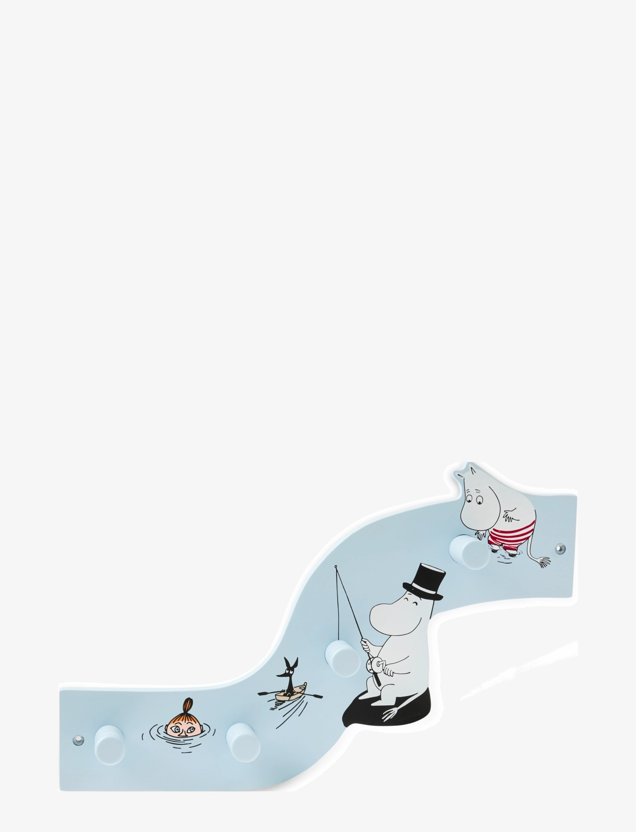 KID'S CONCEPT Hook Board Moomin Blau - One Size - Kinder