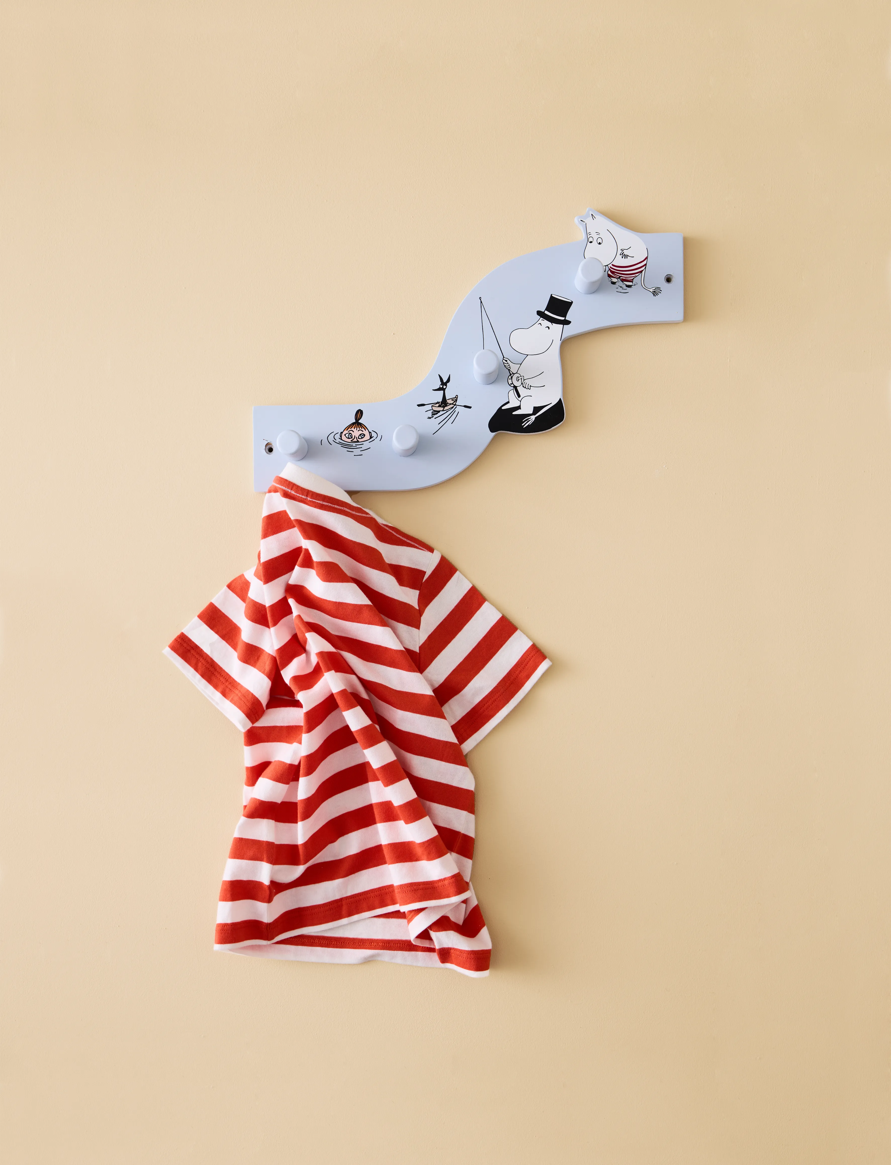 Kid's Concept Hook Board Moomin, One Size, Blue, Opbevaring > Knager Og Bøjler, Børn