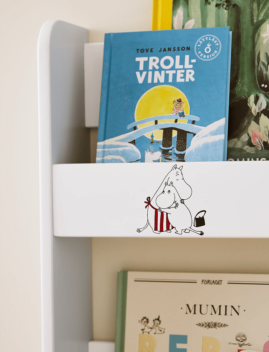 Kid's Concept - Book display MOOMIN - möbel - white - 3