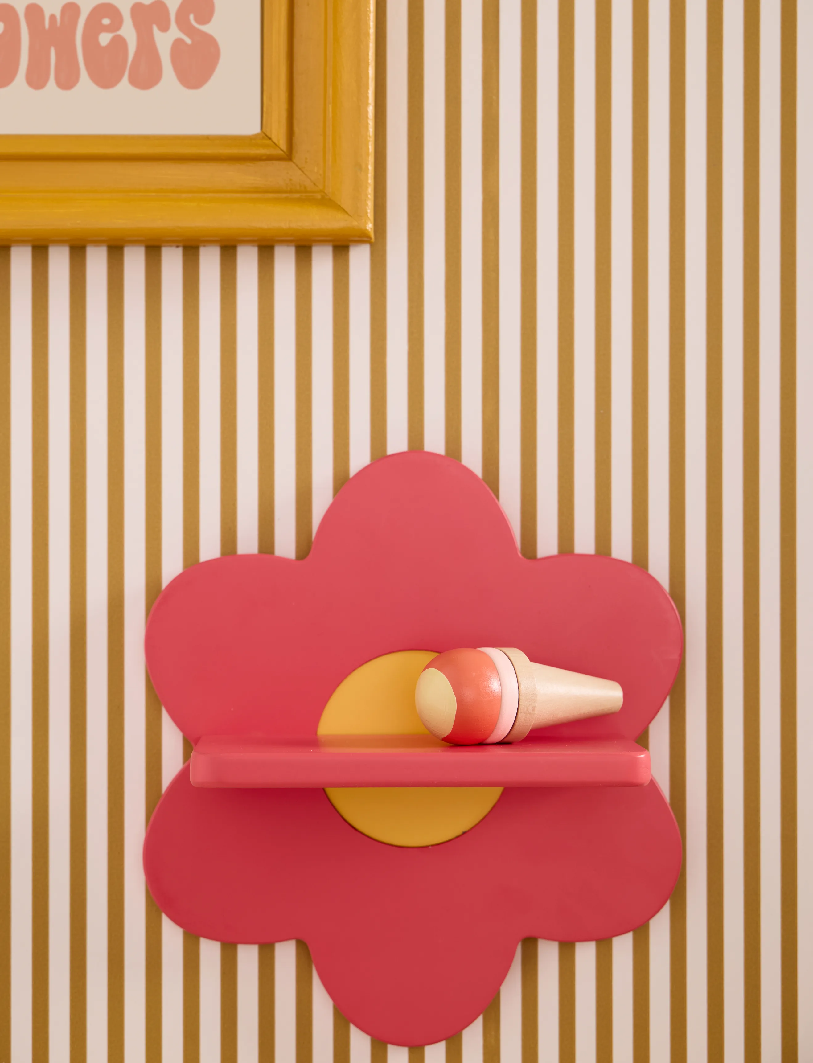 Kid's Concept - Shelf flower pink - hylder - pink - 4