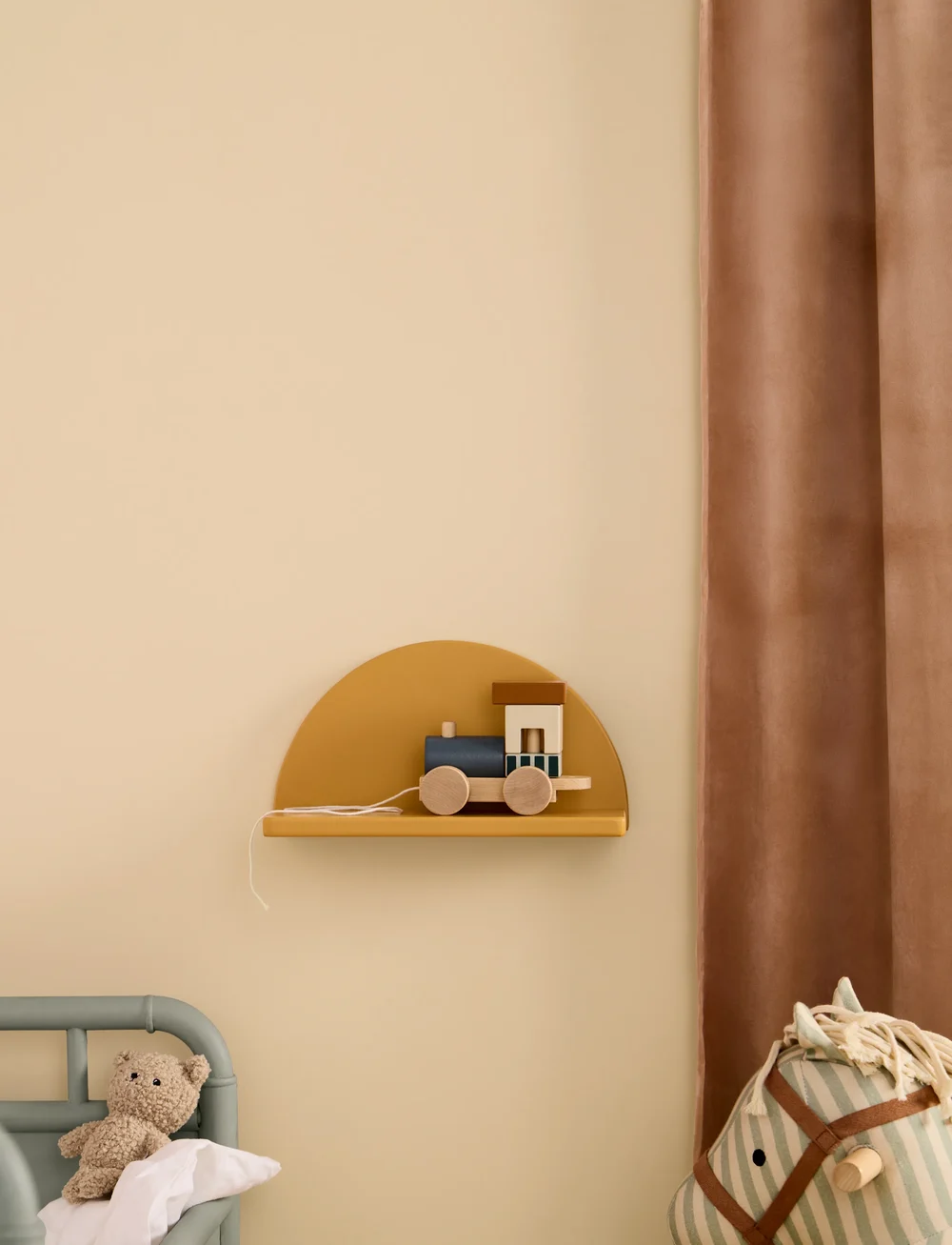 Kid's Concept - Shelf circle mustard STAR - regale - yellow - 0