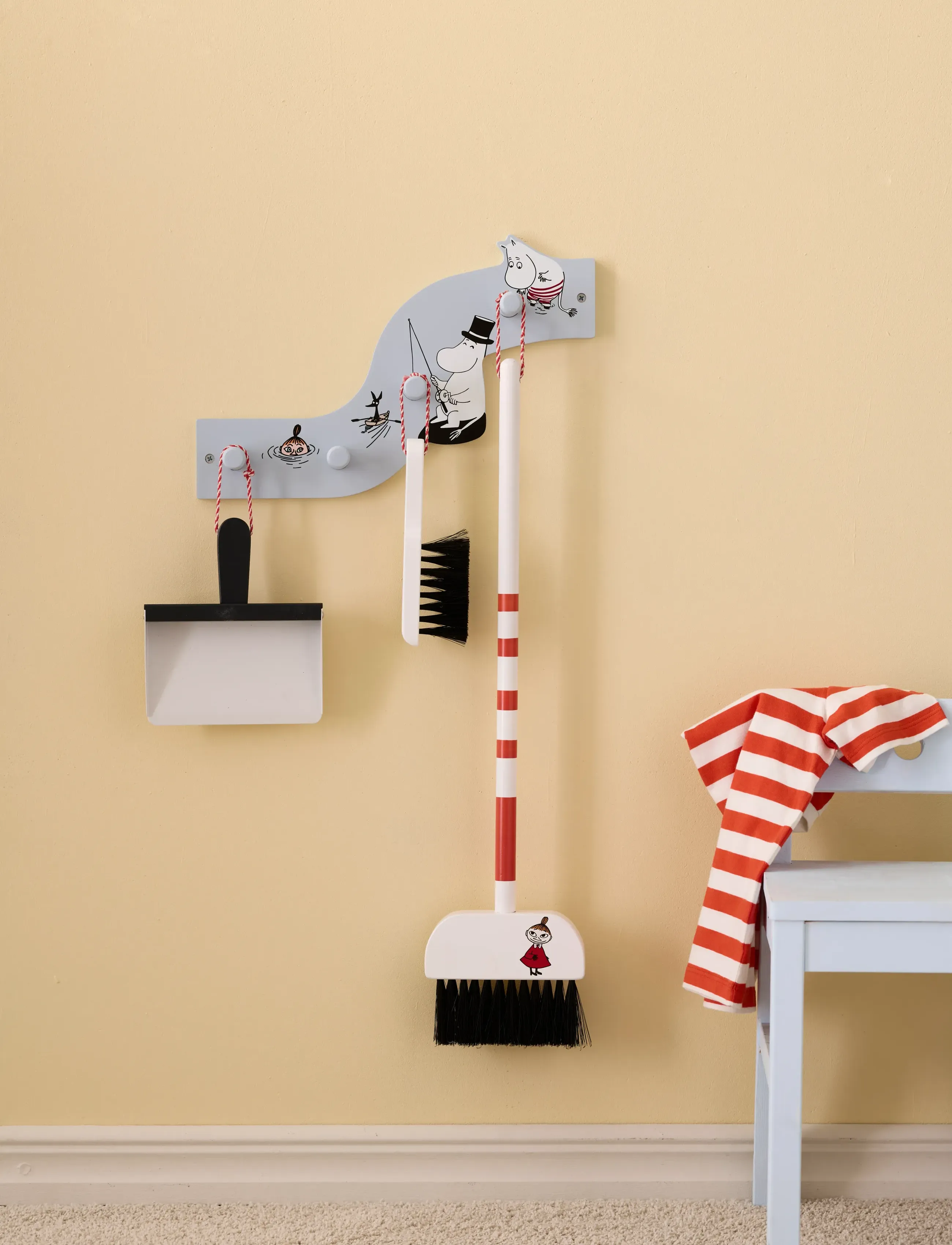Kid's Concept Cleaning Set Moomin, One Size, Multi/patterned, Role Play > Cleaning Legetøj, Børn