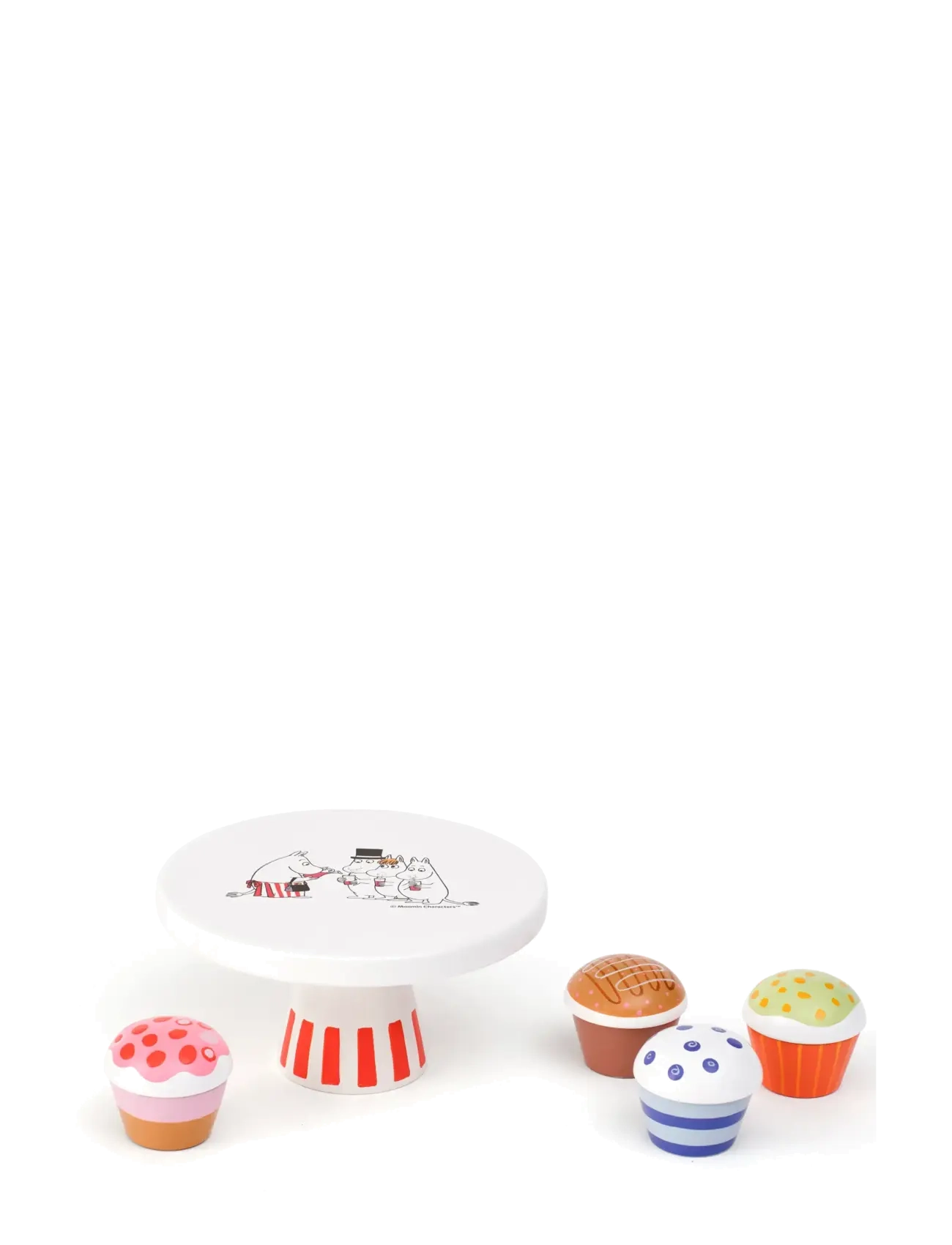KID'S CONCEPT Cake Stand Cupcakes Moomin Patterned - One Size - Kinder