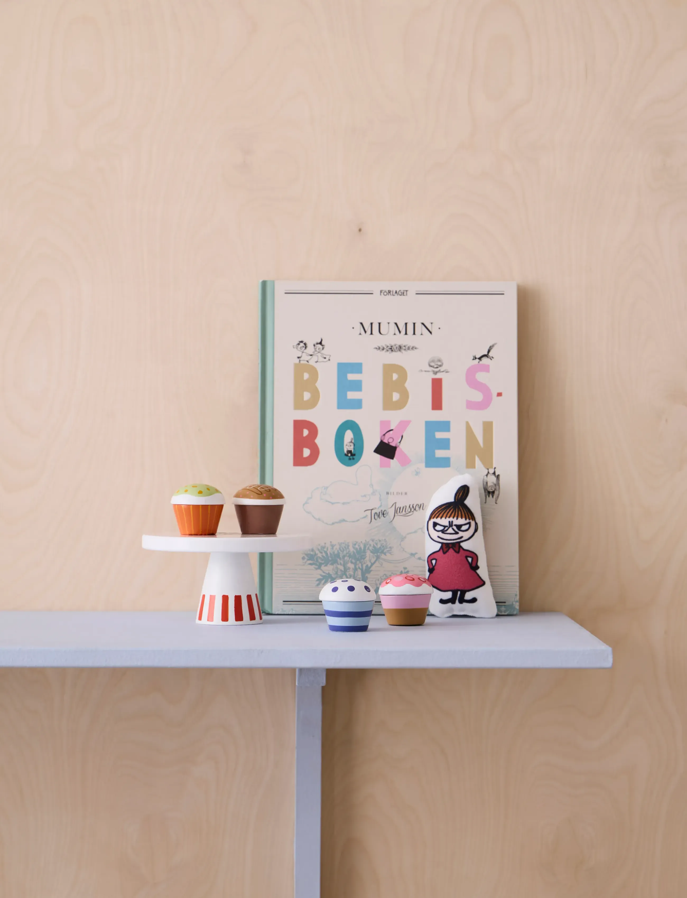 Kid's Concept Cake Stand Cupcakes Moomin, One Size, Multi/patterned, Legetøjskøkken Og Tilbehør > Legetøjsmad Og -Kager, Børn