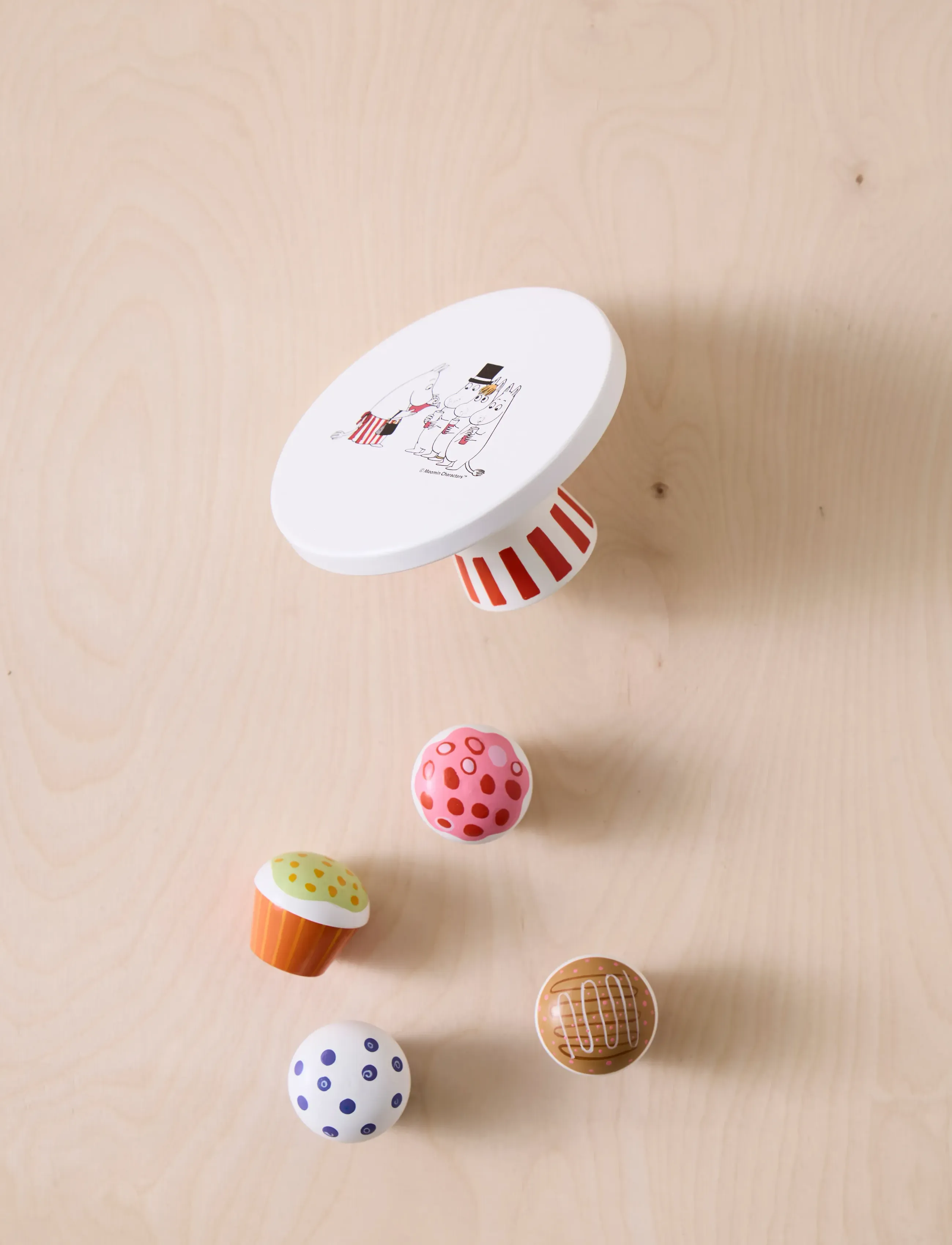 Kid's Concept - Cake stand cupcakes MOOMIN - mängutoit ja -koogid - multi - 4
