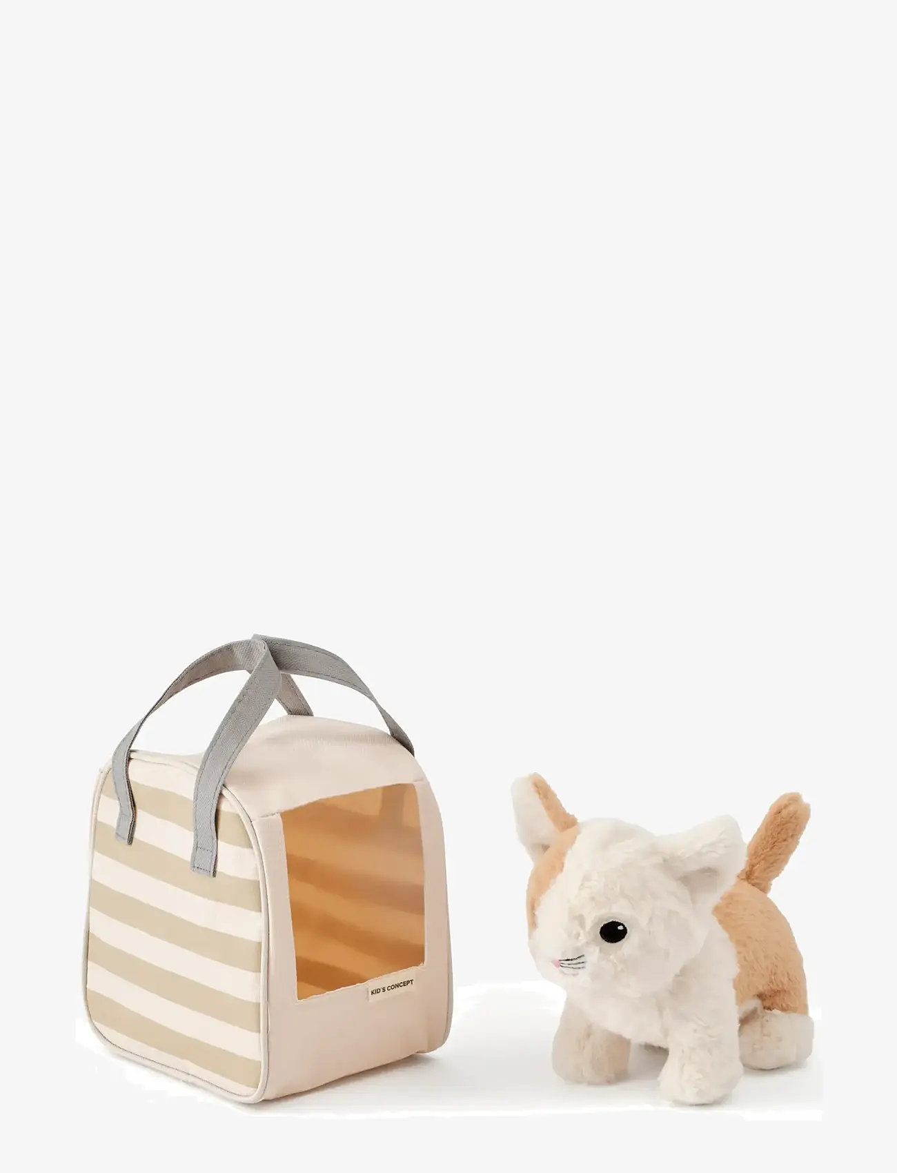 Kid's Concept - Cat and carrier bag KID'S HUB - animaux en peluche - multi - 1