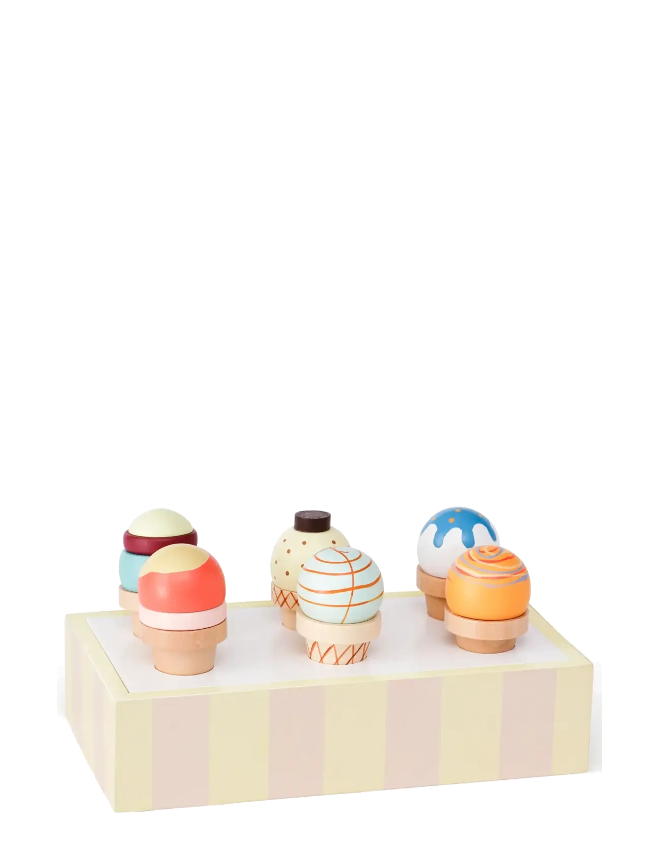 KID'S CONCEPT Ice Cream Stand Kid's Hub Patterned - One Size - Kinder