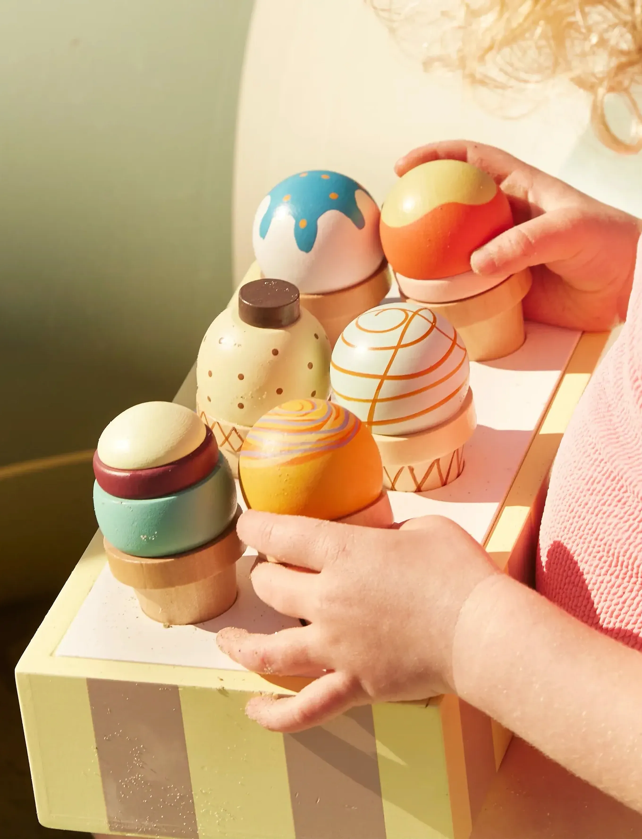 Kid's Concept - Ice cream stand KID'S HUB - Žaislinis maistas ir tortai - multi - 4