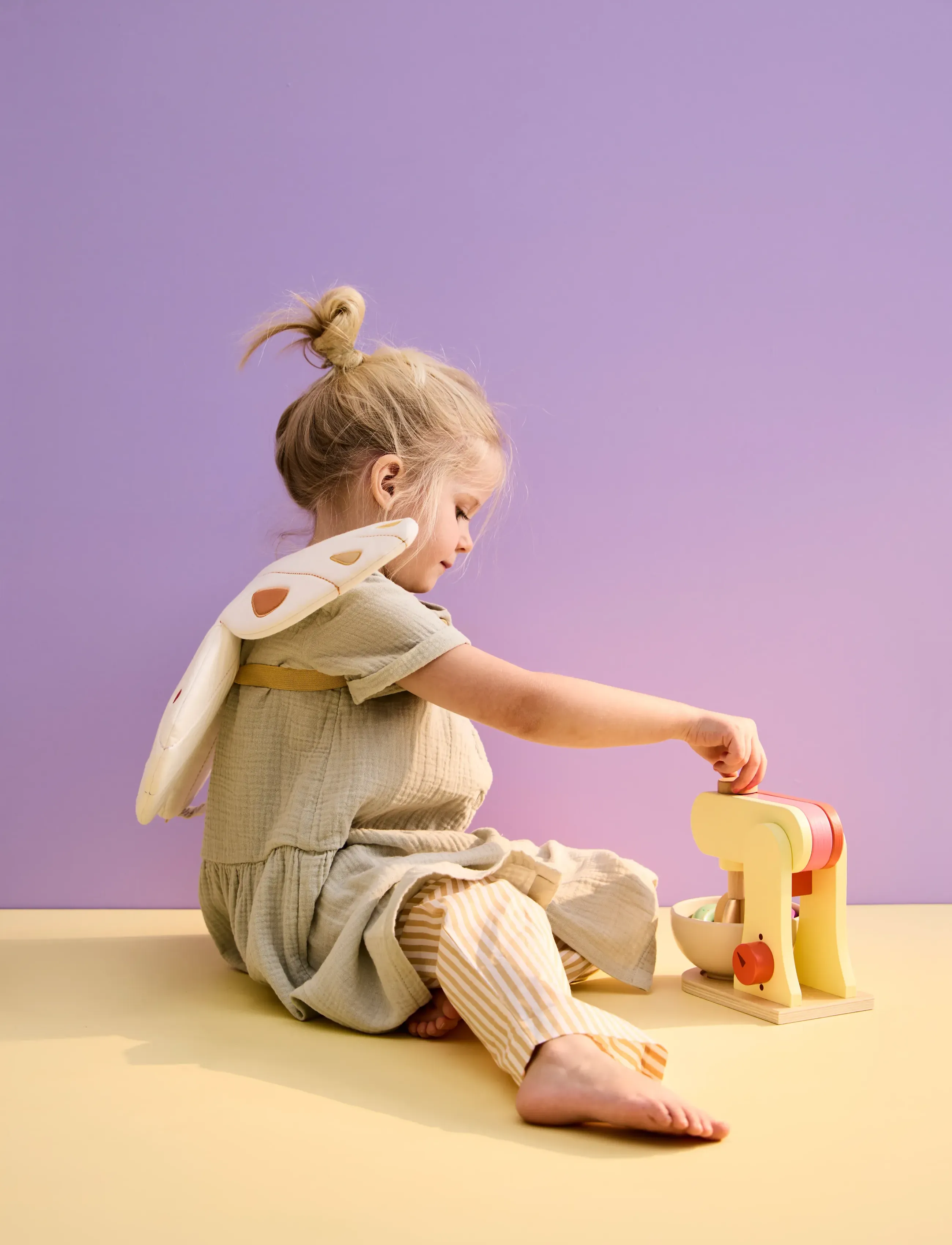 Kid's Concept - Stand mixer yellow KID'S HUB - Žaislinių virtuvių reikmenys - multi - 4