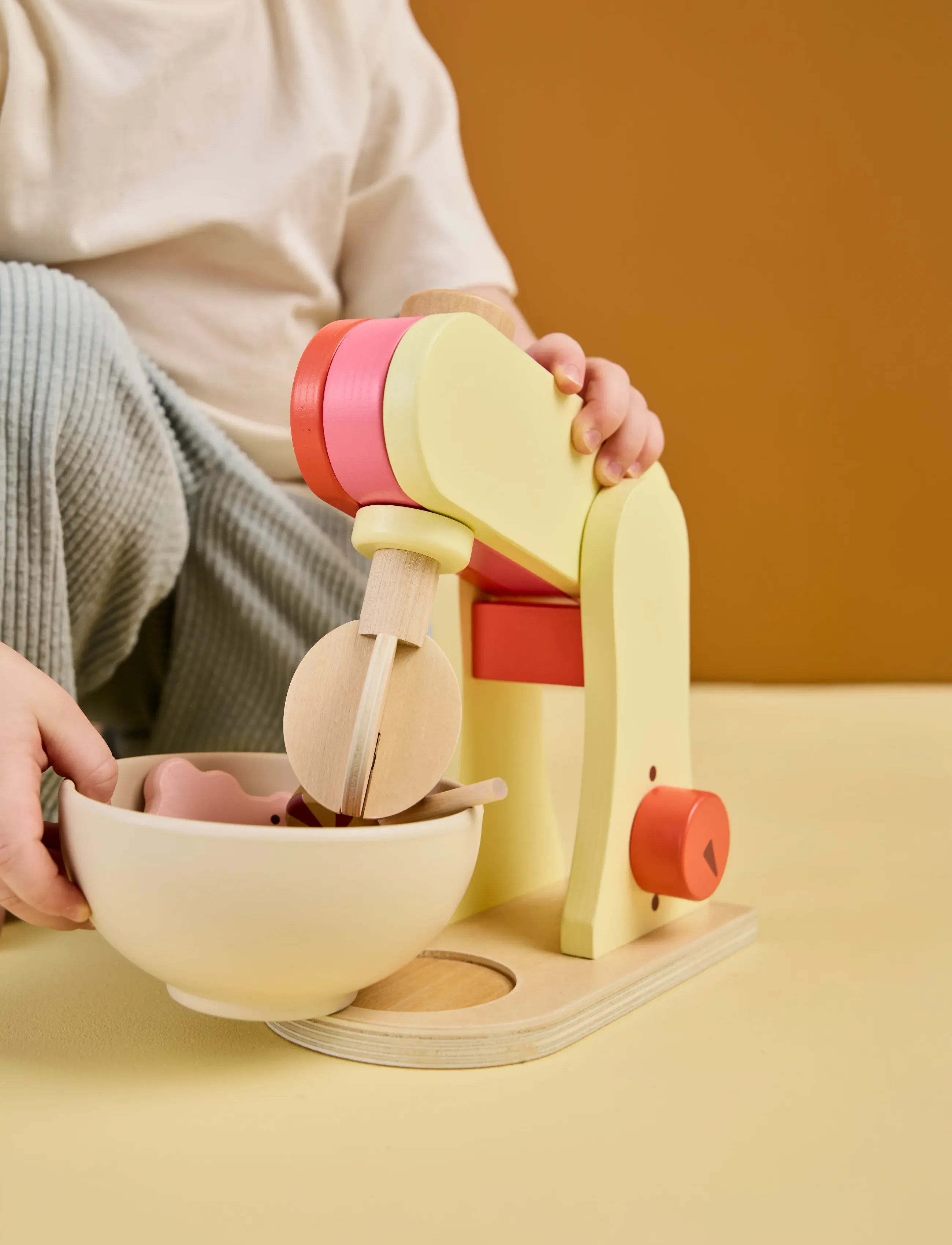 Kid's Concept - Stand mixer yellow KID'S HUB - Žaislinių virtuvių reikmenys - multi - 5