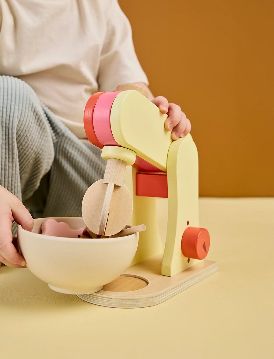 Kid's Concept - Stand mixer yellow KID'S HUB - Žaislinių virtuvių reikmenys - multi - 5