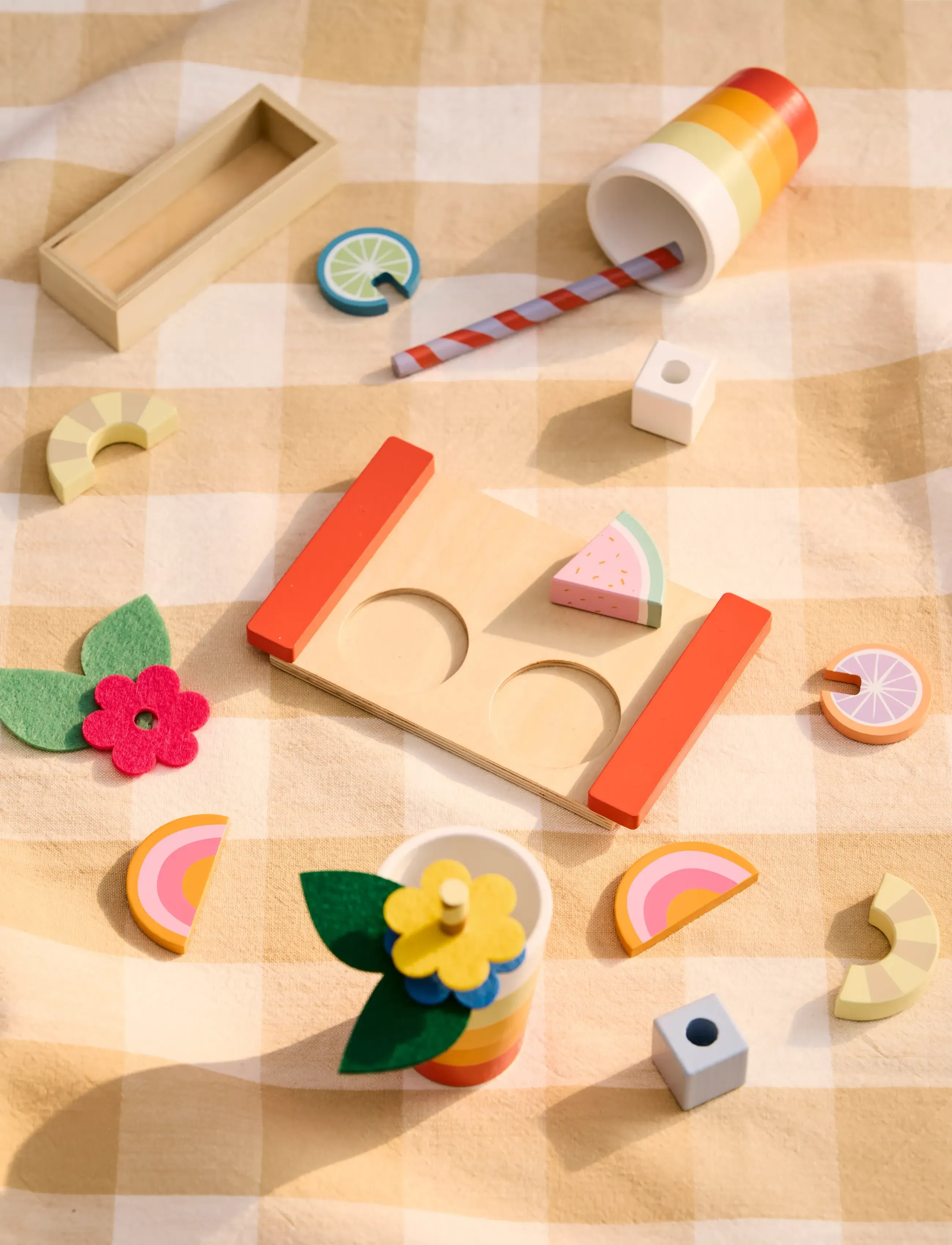 Kid's Concept Drink Set Kid's Hub, One Size, Multi/patterned, Legetøjskøkken Og Tilbehør > Kaffe- Og Tesæt, Børn