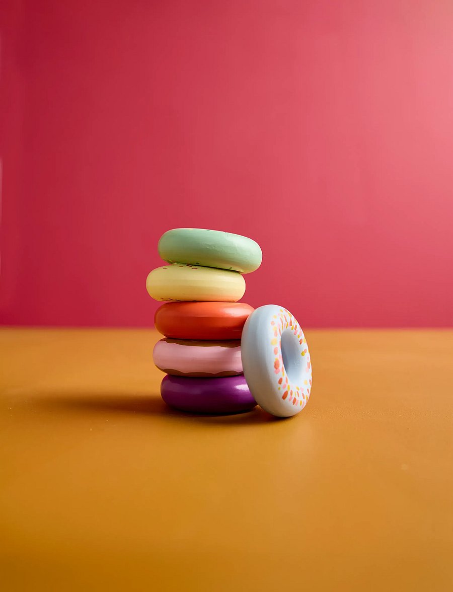 Kid's Concept - Doughnuts KID'S HUB - mängutoit ja -koogid - multi - 5