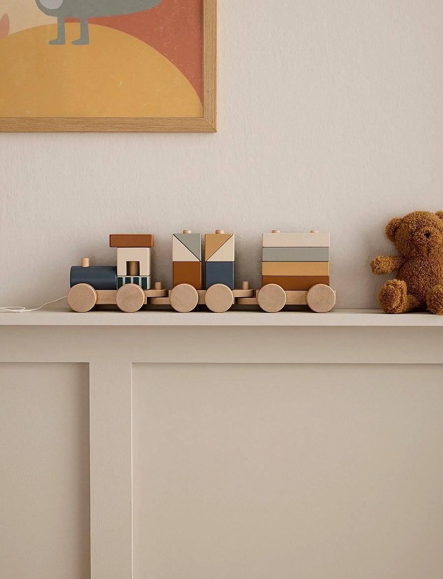 Kid's Concept - Block train brown - tog - multi - 2
