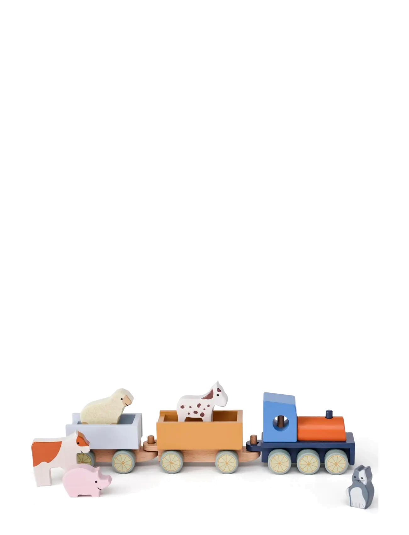 KID'S CONCEPT Farm Animal Train Aiden Patterned - One Size - Kinder