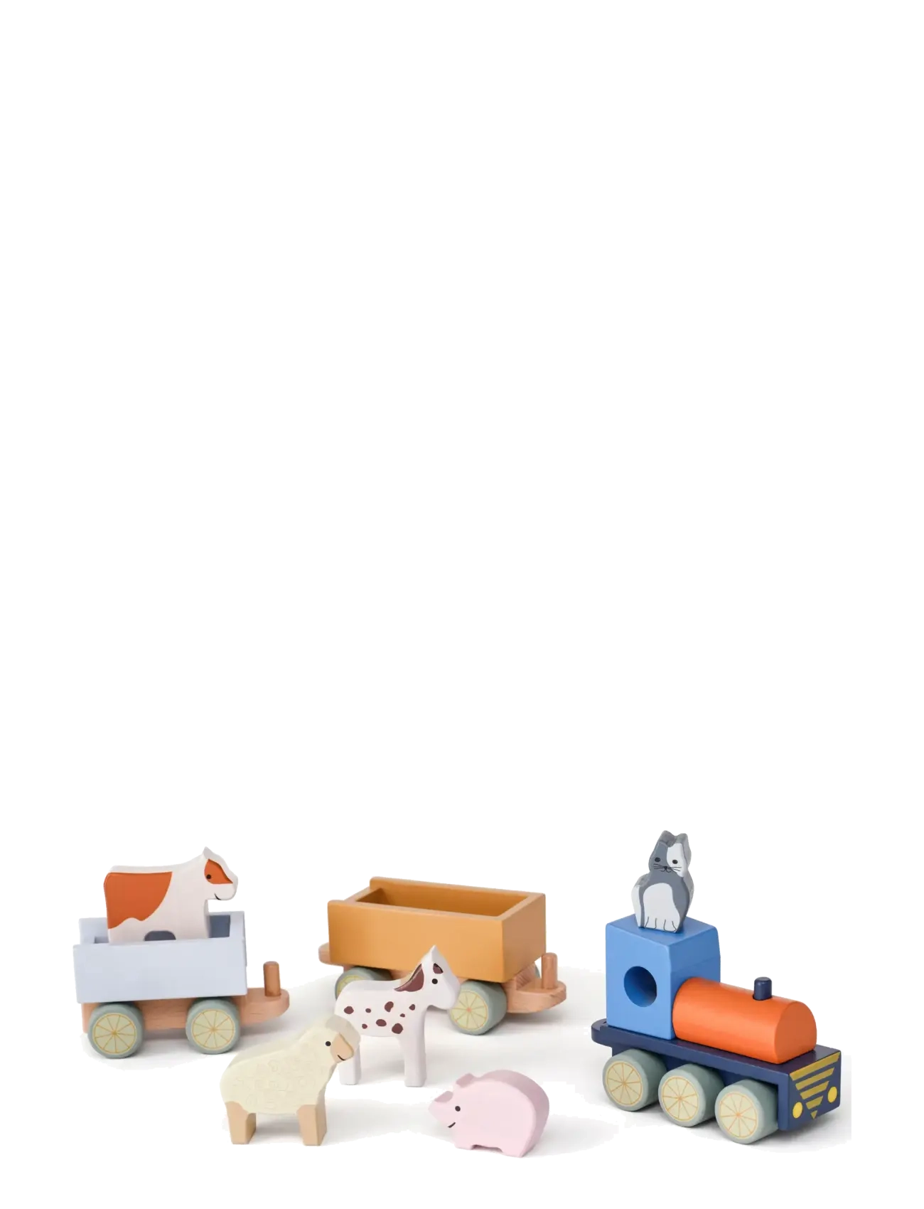 Kid's Concept - Farm animal train AIDEN - lestir - multi - 2