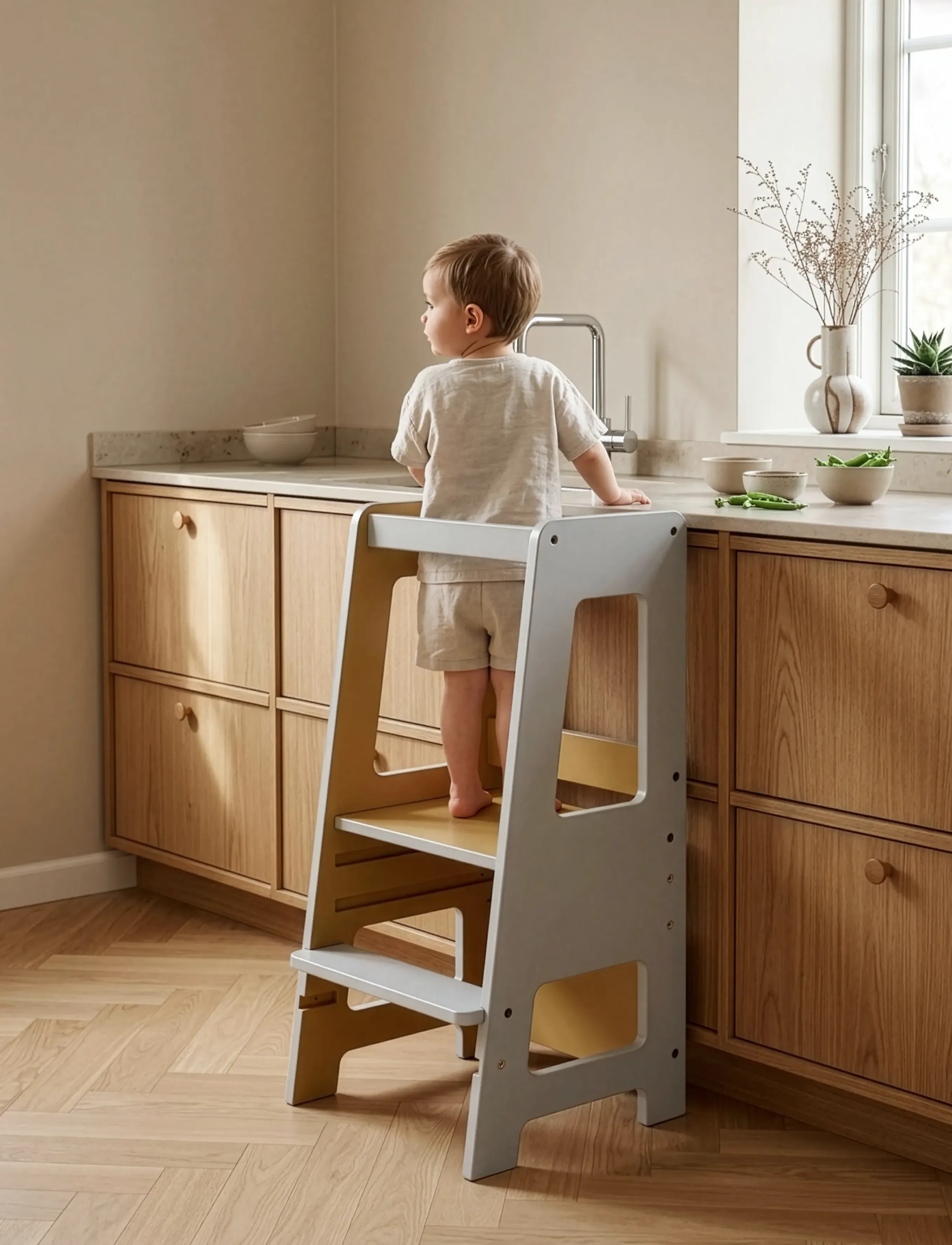 Kid's Concept Learning Tower, One Size, Furniture, Weiß - Kinder