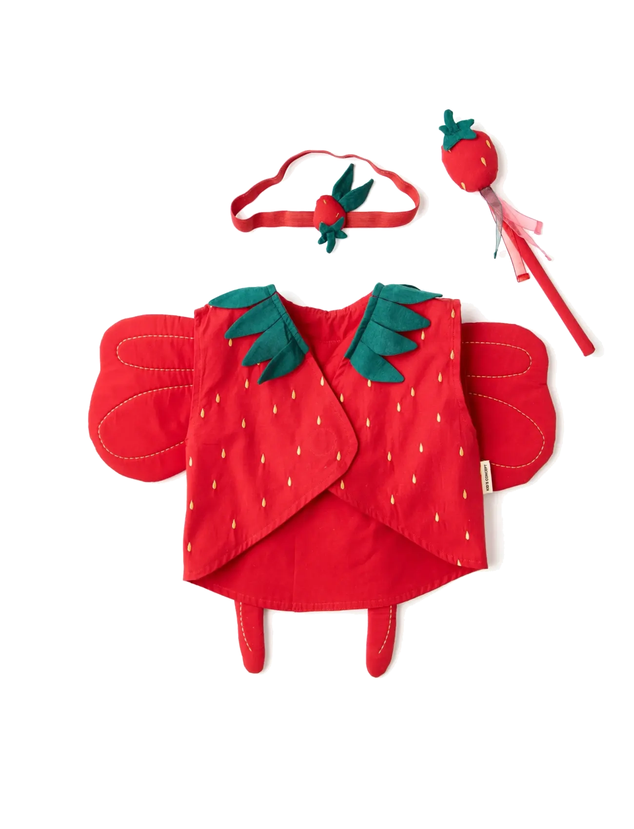 KID'S CONCEPT Strawberry Fairy Kleid-Up Rot - One Size - Kinder
