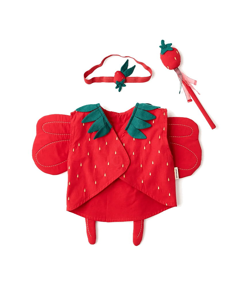 Kid's Concept - Strawberry Fairy DRESS-UP - maskeradkläder - red - 1