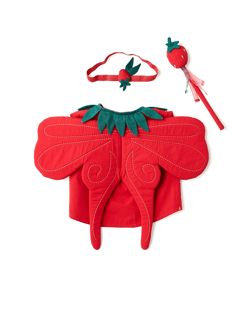 Kid's Concept - Strawberry Fairy DRESS-UP - maskeradkläder - red - 2