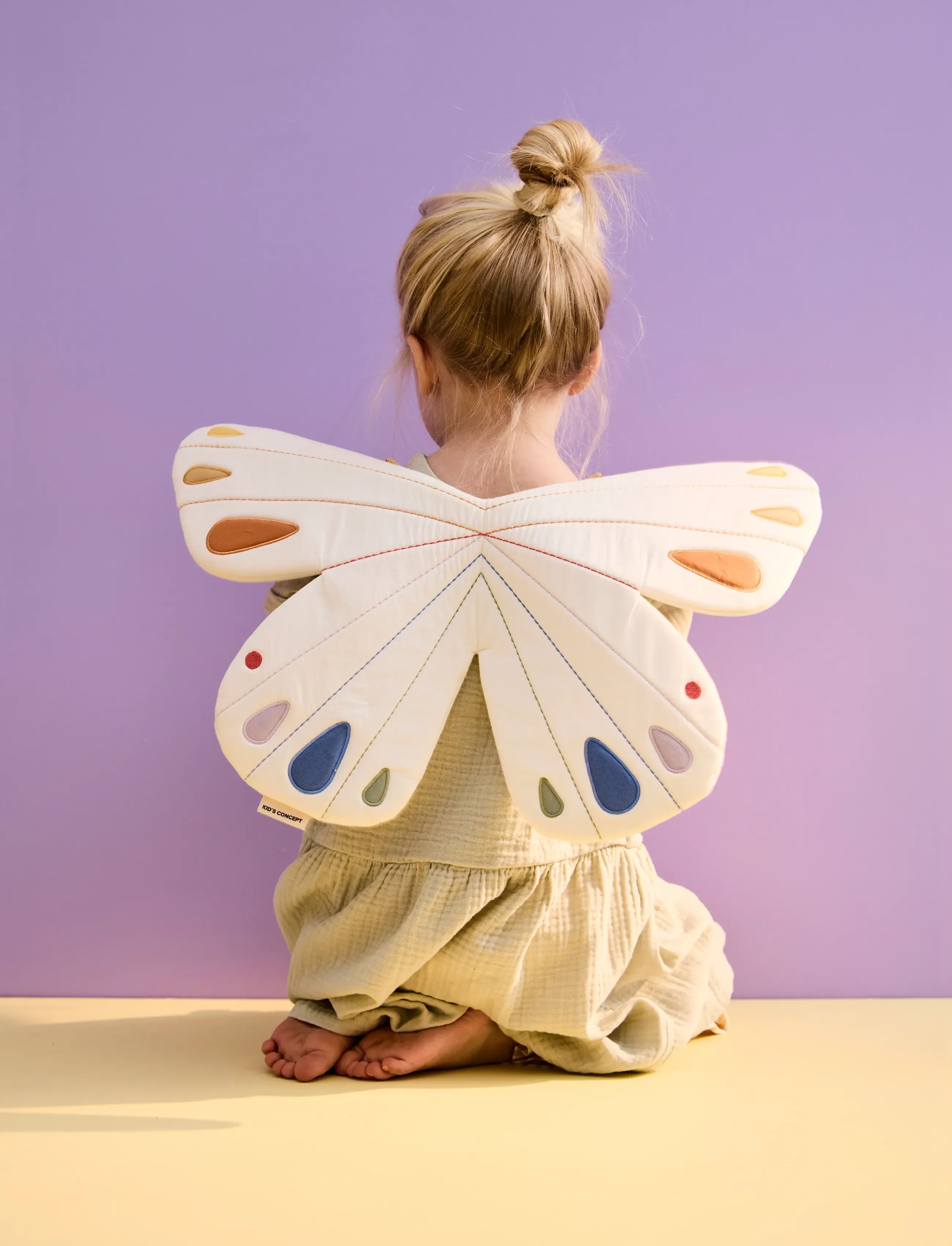 Kid's Concept Butterfly White Dress-Up, One Size, Costumes & Accessories, Creme - Kinder