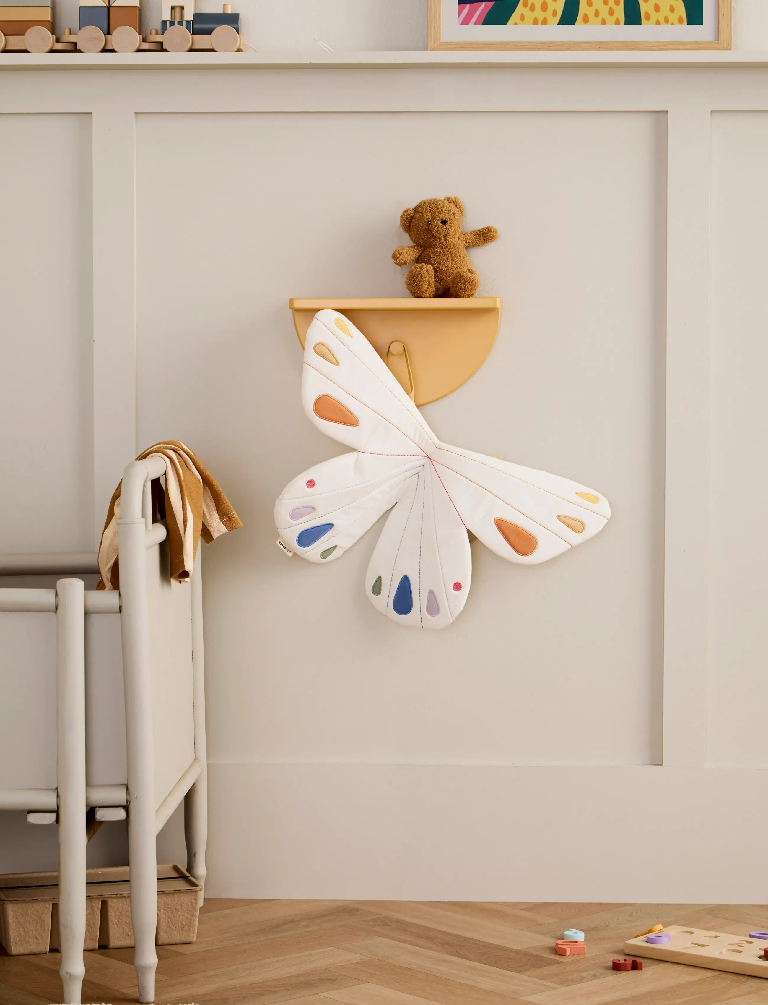 Kid's Concept - Butterfly white DRESS-UP - kostumetilbehør - white - 3