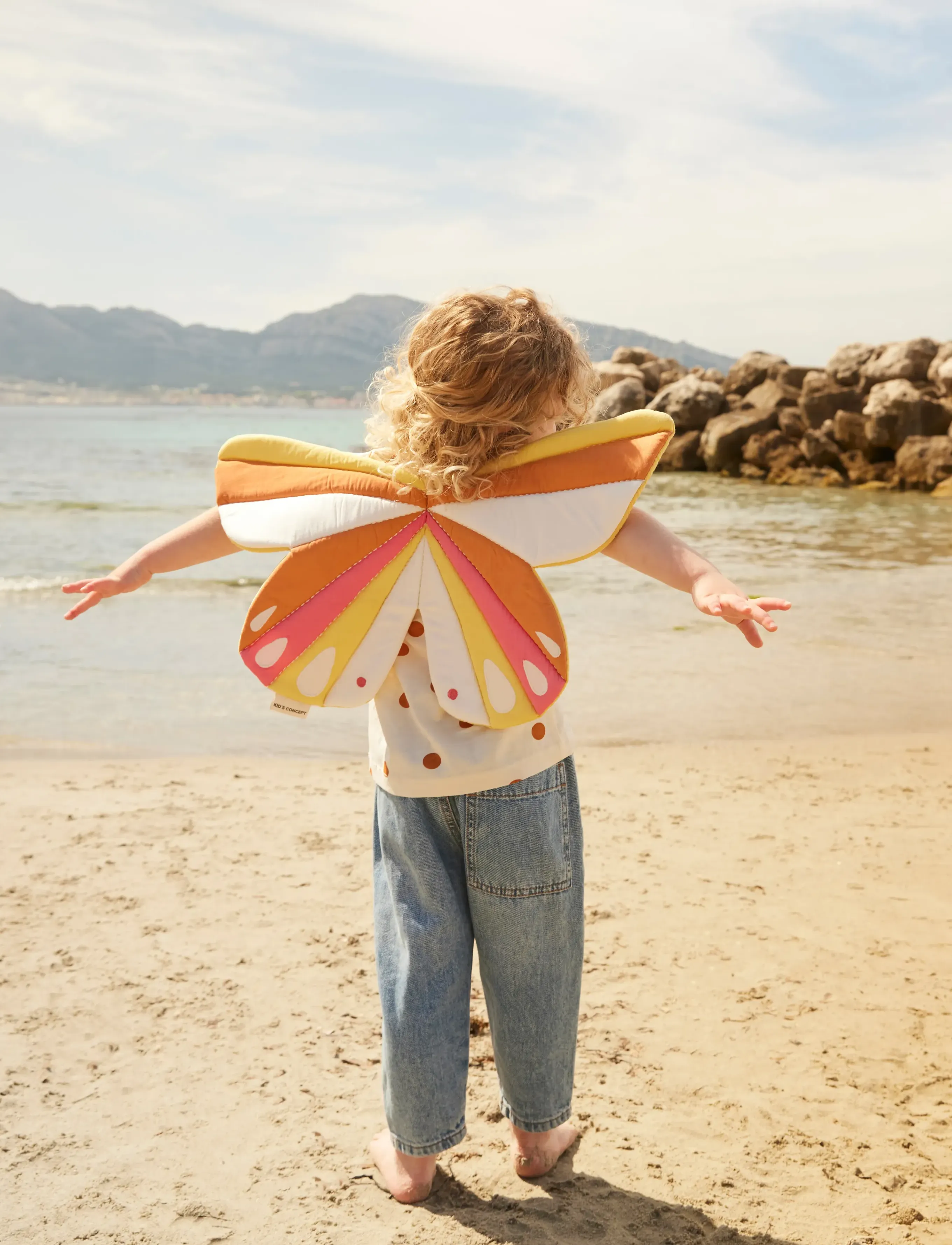 Kid's Concept Butterfly Pink Dress-Up, Børn, Costumes Tilbehør, Gul, Str: ONE SIZE