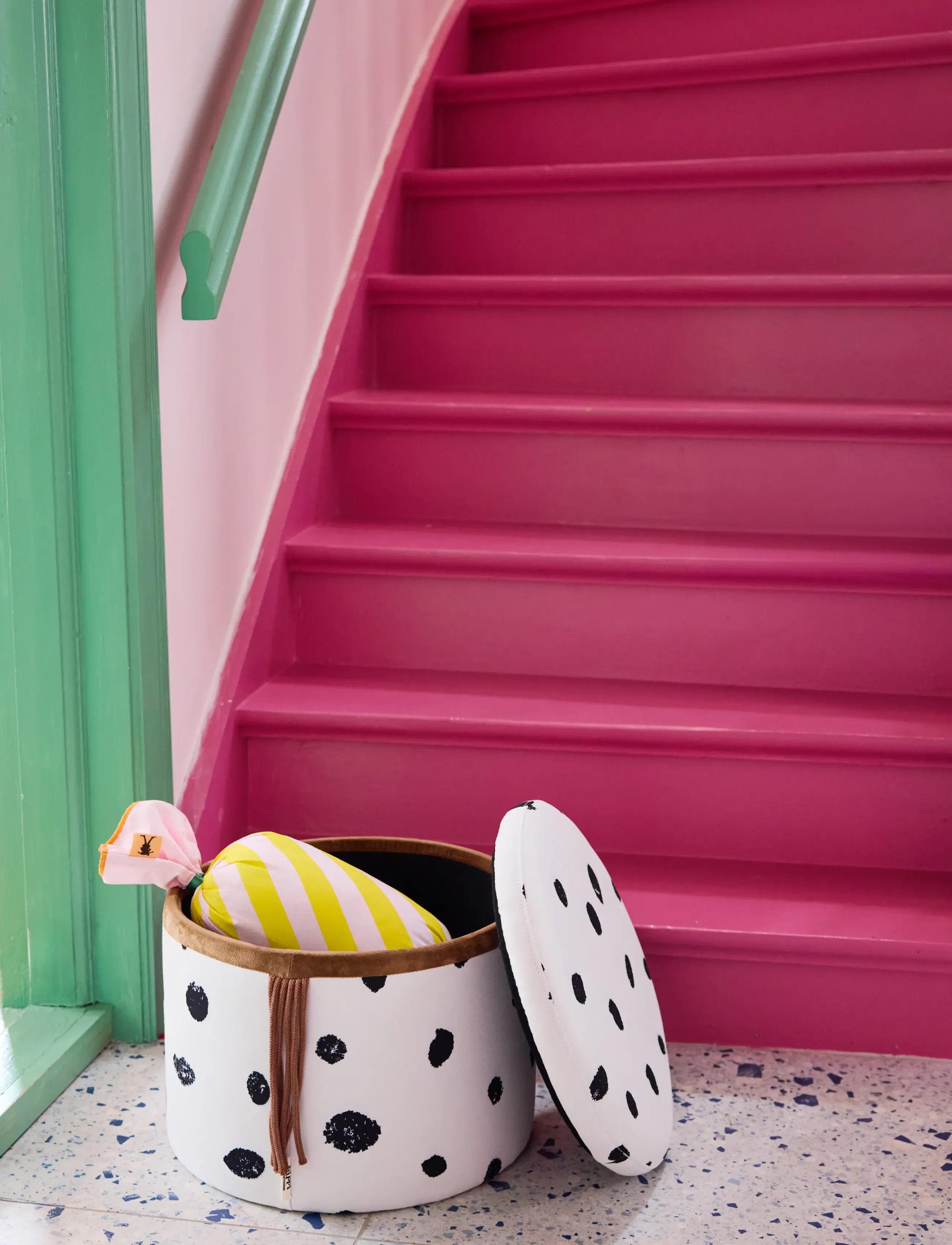 Kid's Concept - Pouffe with storage PIPPI - förvaringskorgar - multi - 4
