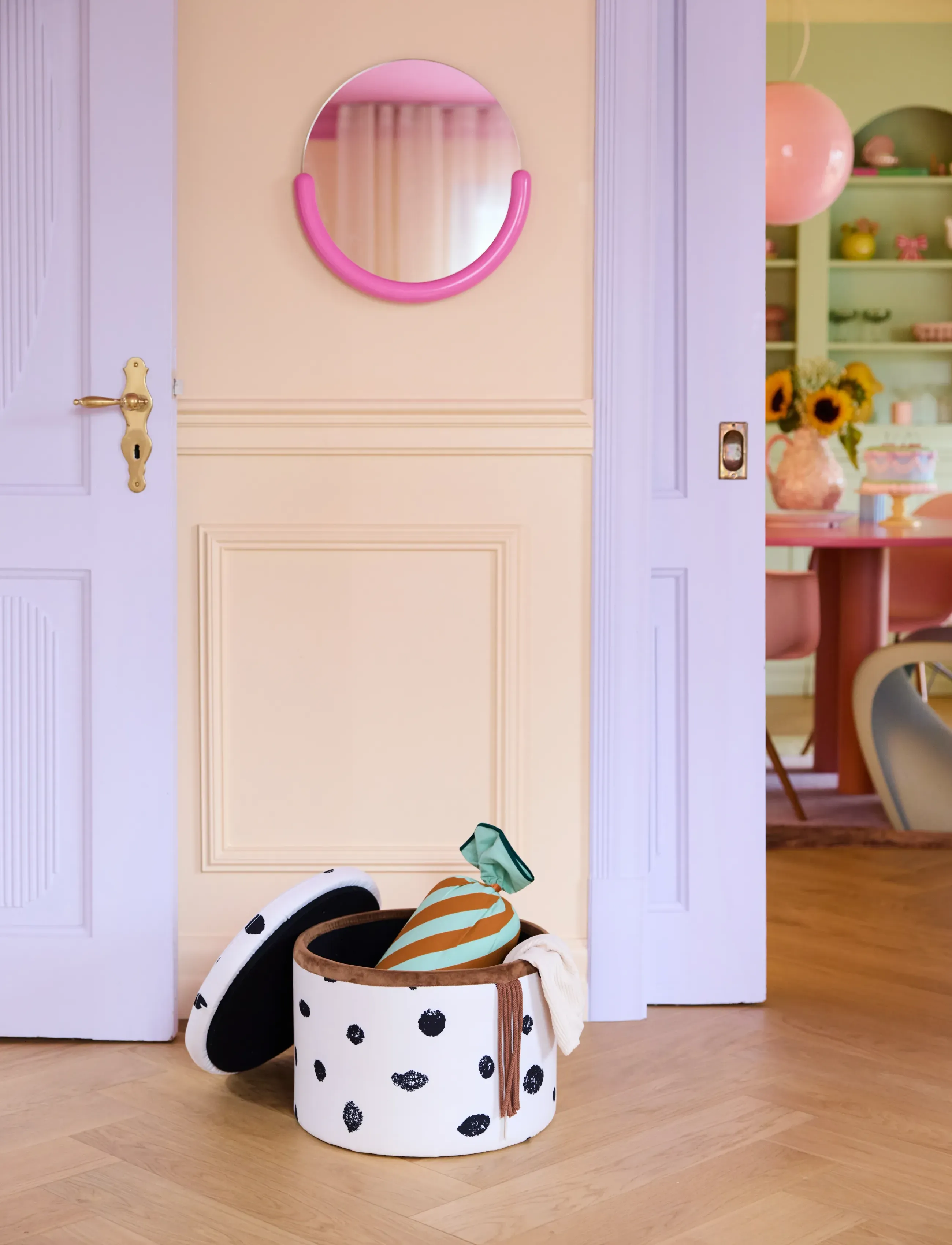 Kid's Concept - Pouffe with storage PIPPI - förvaringskorgar - multi - 5