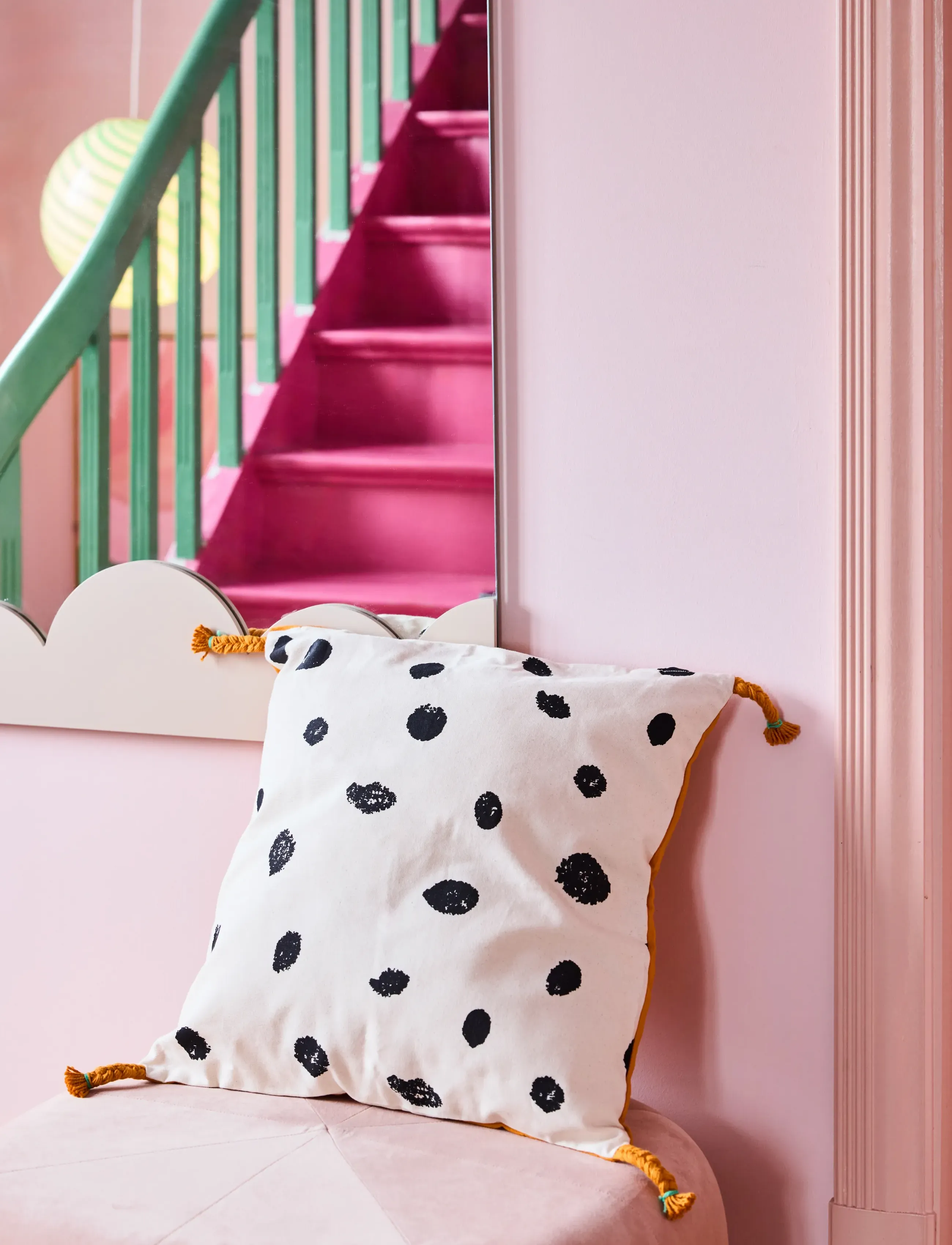 Kid's Concept Cushion Cover 50X50 Pippi, One Size, Black, Indretning Til Børn > Puder, Børn