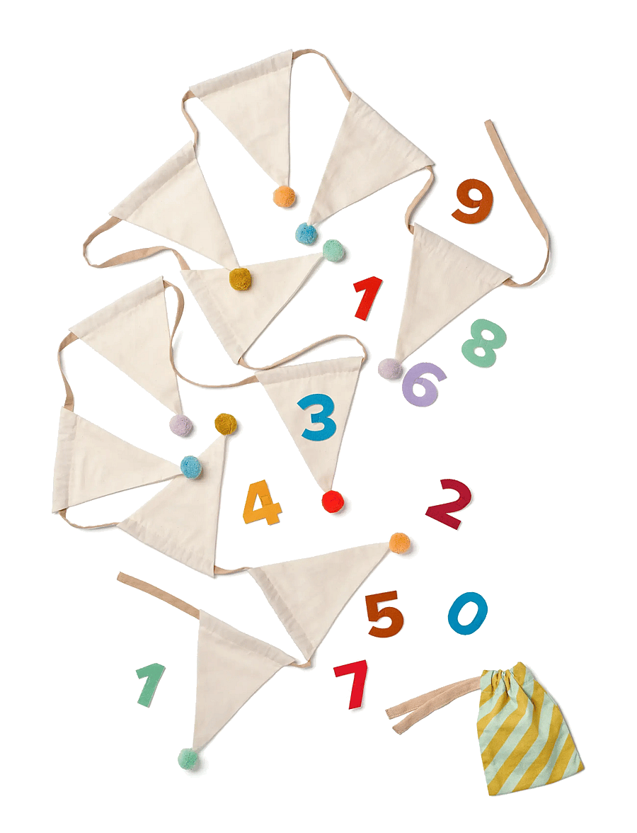 Kid's Concept - Bunting pompoms DRESS-UP - partybedarf - multi - 1